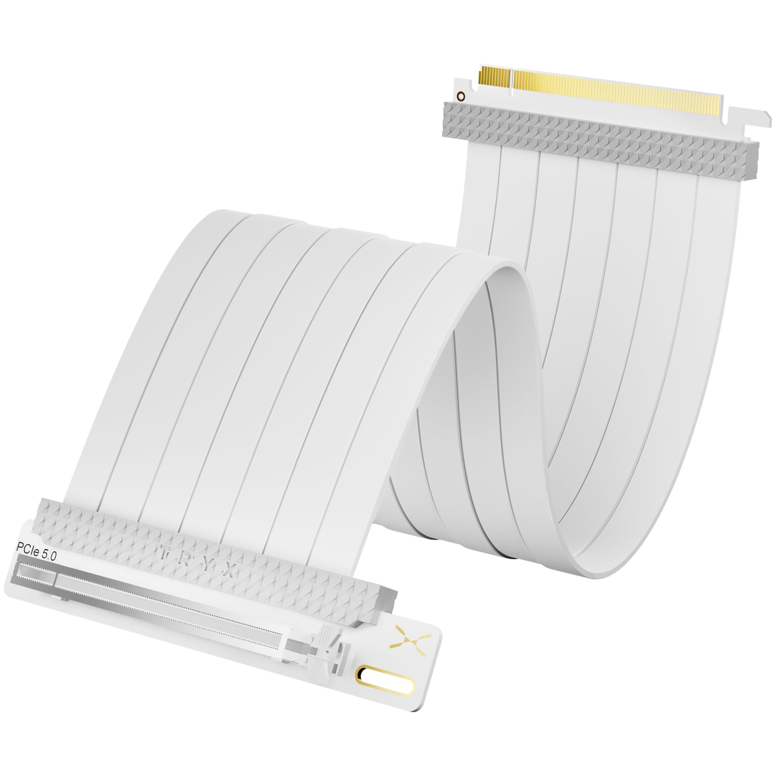 tryx-string-pcie-5-0-x16-riser-cable-200mm-white