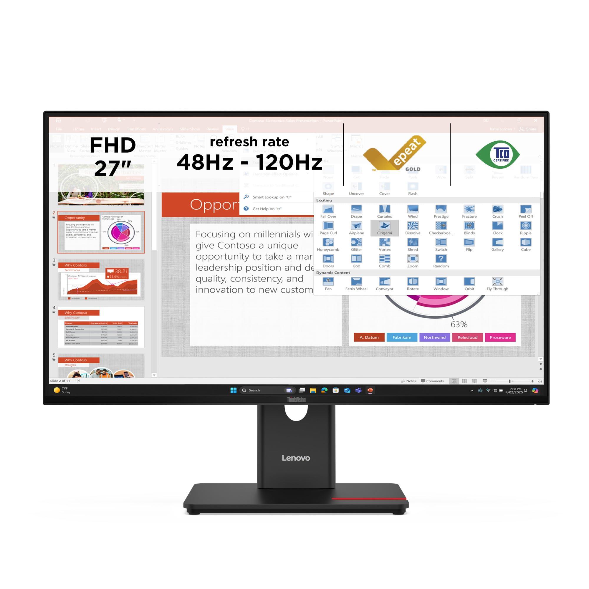lenovo-thinkvision-t-series-monitor-professionale-full-hd-da-24-schermo-ips-ad-alta-fedelta-frequenza-variabile-fino-a-120hz-e-base-ergonomica-regolabile-nero