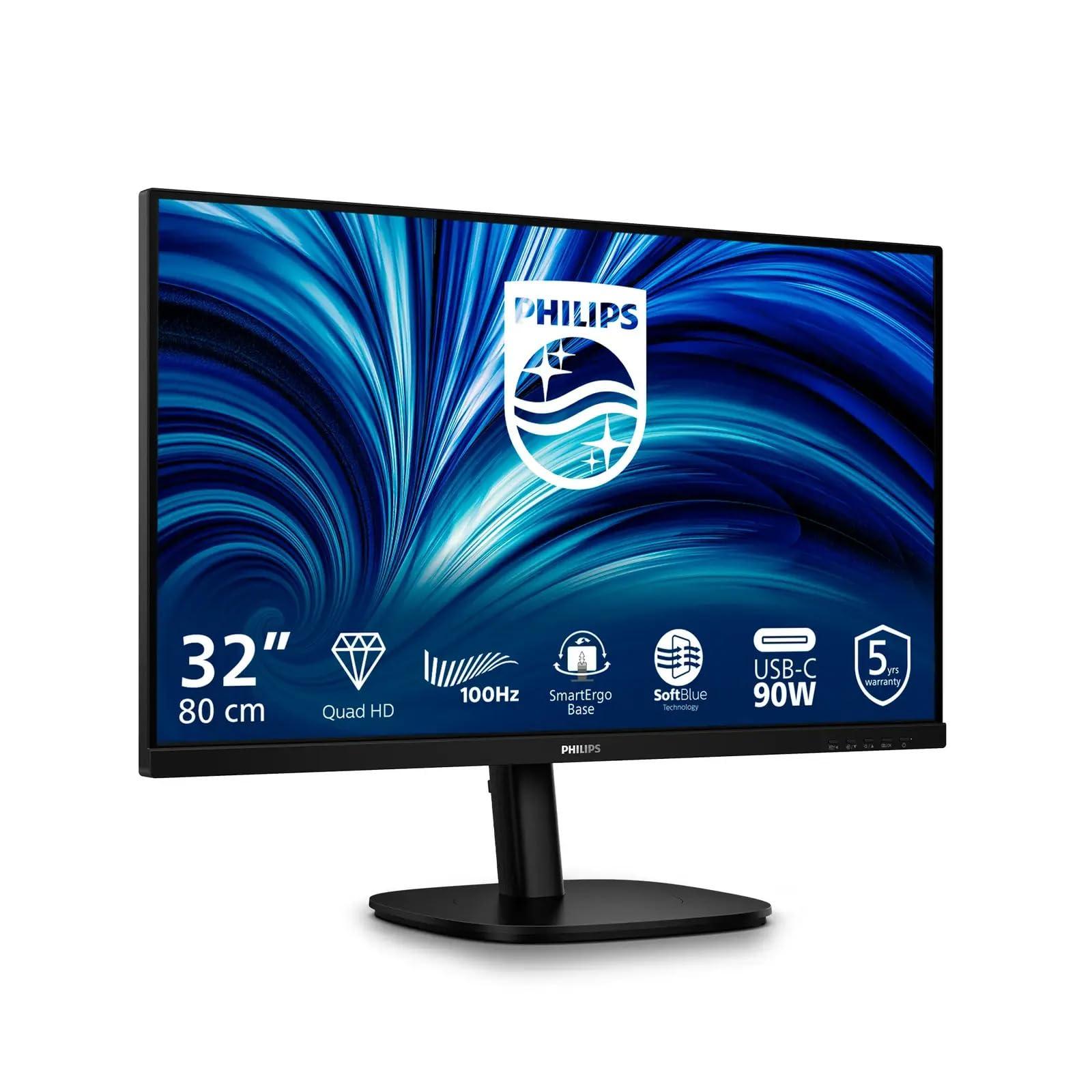philips-32b2u3601-usb-hub-monitor-31-5-pollici-wqhd-100hz-ips-4ms-gtg-altezza-regolabile-speakers-2560x1440-hdmi-1x-2-0-dp-1x-1-4-nero