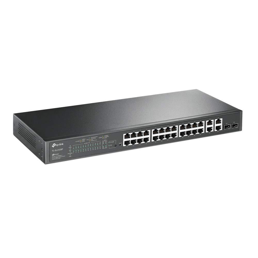tp-link-jetstream-tl-sl2428p-v6-6-switch-l3-smart-24-x-10-100-2-x-combinazione-gigabit-sfp-montabile-in-rack-poe-250-w