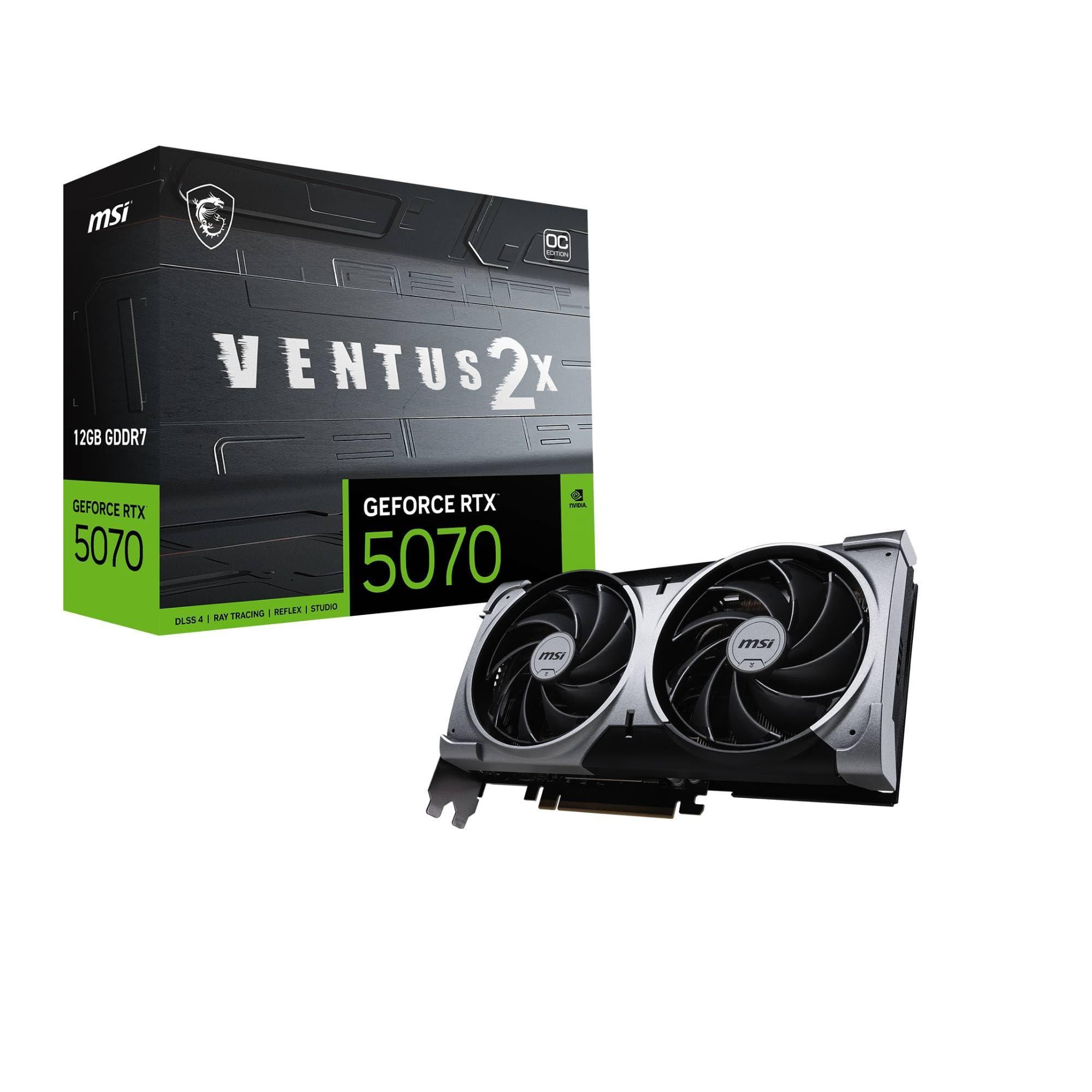 msi-geforce-rtx-5070-12g-ventus-2x-oc-scheda-video-gddr7-28gbps-pcie-5-0-hdmi-2-1-dp-2-1-6144-cuda-cores-192-bit-torx-fan-5-0-zero-frozr-afterburner-metal-backplate-650w-psu-raccomandato
