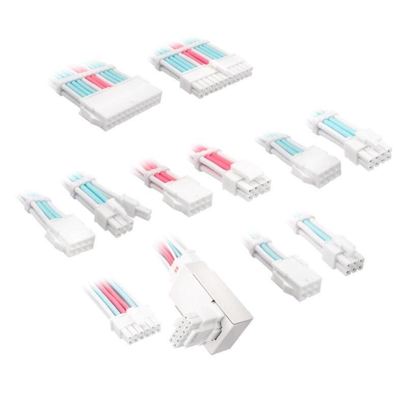 kolink-core-pro-braided-cable-extension-kit-12v-2x6-typ-1-brilliant-white-neon-blue-pure-pink