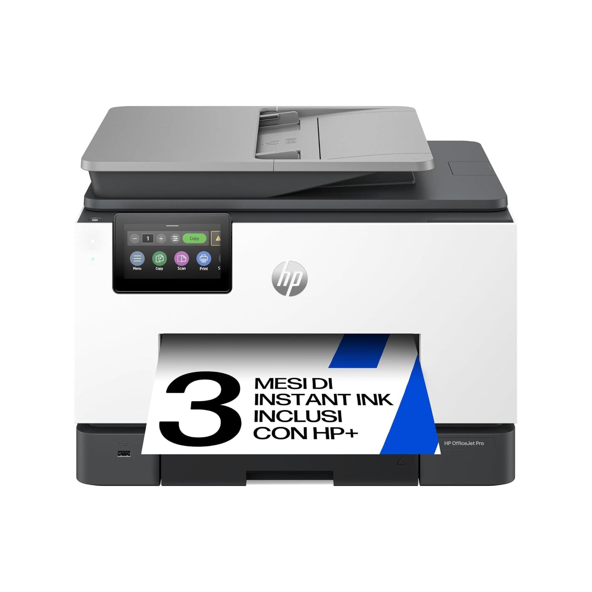 hp-officejet-pro-9132e-404m5b-stampante-multifunzione-a-getto-d-inchiostro-a4-a-colori-fronte-e-retro-automatico-25-ppm-wi-fi-smart-3-mesi-di-inchiostro-instant-ink-inclusi-grigia