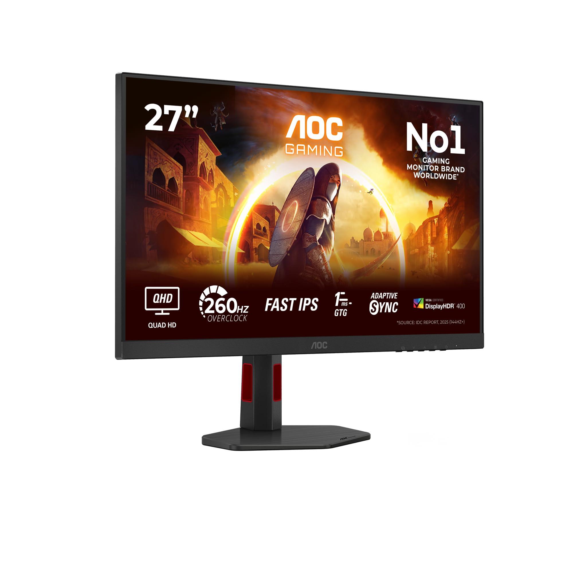 aoc-gaming-monitor-q27g4zr-27-pollici-2560x1440-wqhd-260hz-fast-ips-panel-0-3ms-mprt-speakers-height-adjustment-hdmi2x-2-0-dp-1x-1-4-adaptive-sync-hdr400-g-sync-compatible-nero