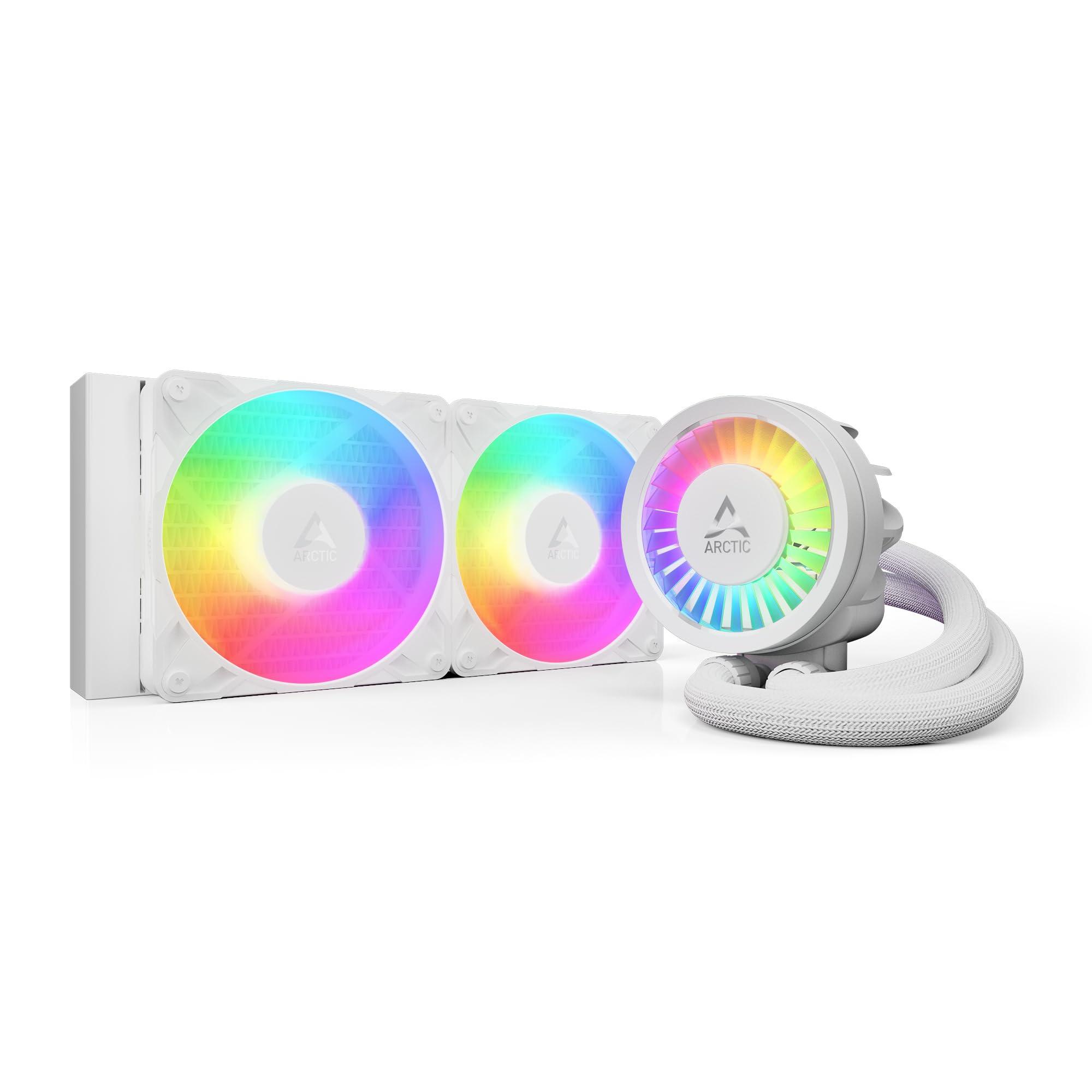 arctic-liquid-freezer-iii-pro-240-a-rgb-bianco-dissipatore-aio-cpu-2-x-120-mm-raffreddamento-a-liquido-radiatore-38-mm-pompa-pwm-ventola-vrm-am5-am4-intel-lga1851-1700-telaio-di-contatto