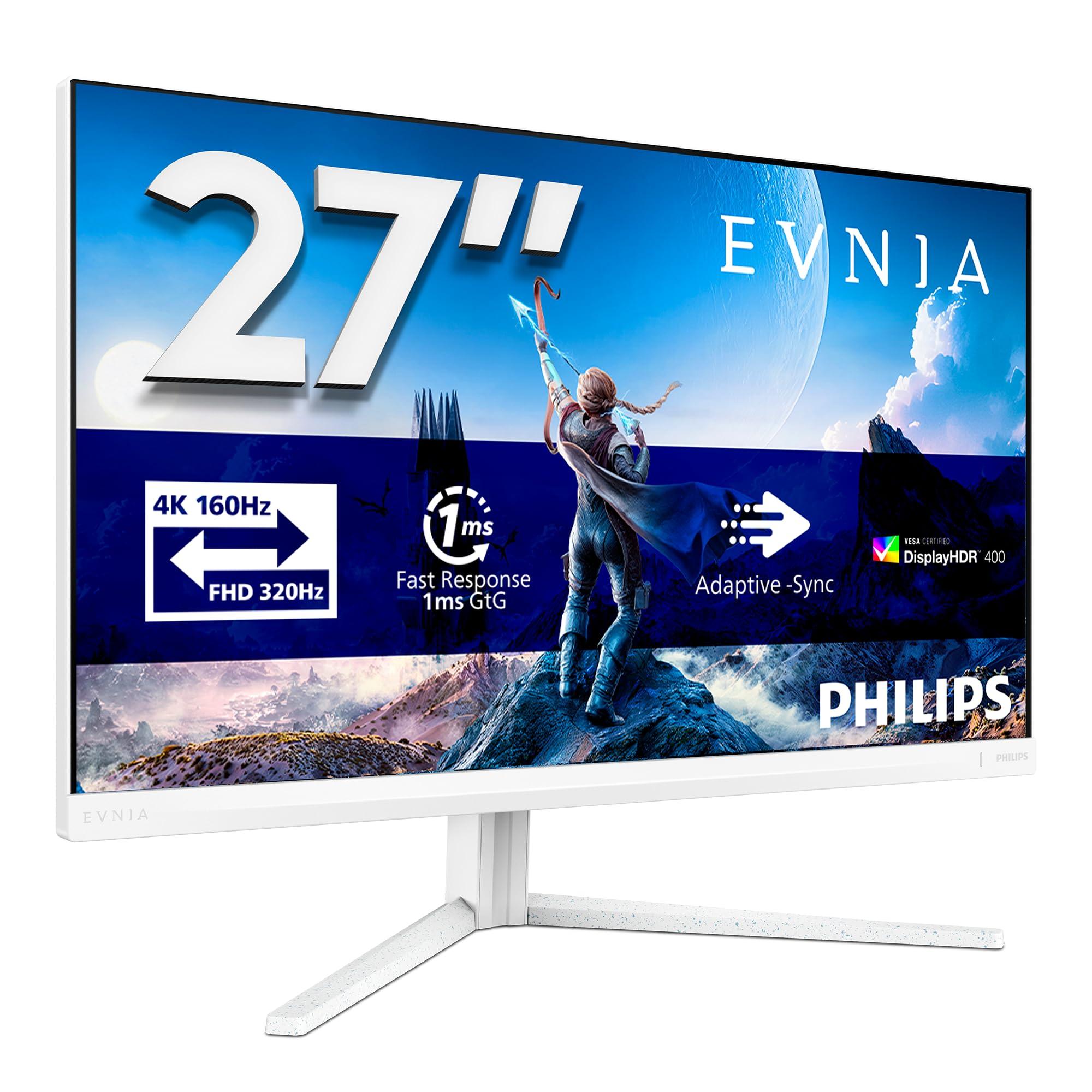 philips-evnia-gaming-monitor-27m2n5901a-27-3840x2160-uhd-160hz-fast-ips-panel-1ms-gtg-usb-hub-speakers-height-adjustment-hdmi2x-2-1-dp-1x-1-4-adaptive-sync-hdr400-g-sync-comp-bianco