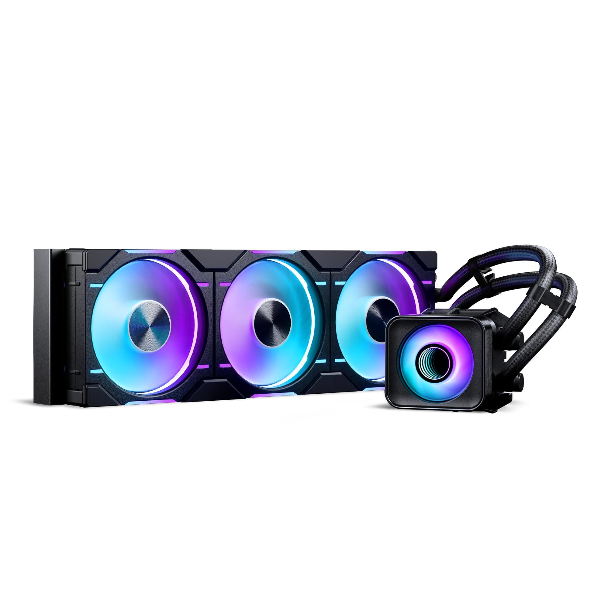 phanteks-glacier-one-360d30-x2-aio-evolv-x2-3-ventole-d30-120-d-rgb-per-intel-lga-1851-1700-1200-115x-e-amd-am4-am5-socket-nero