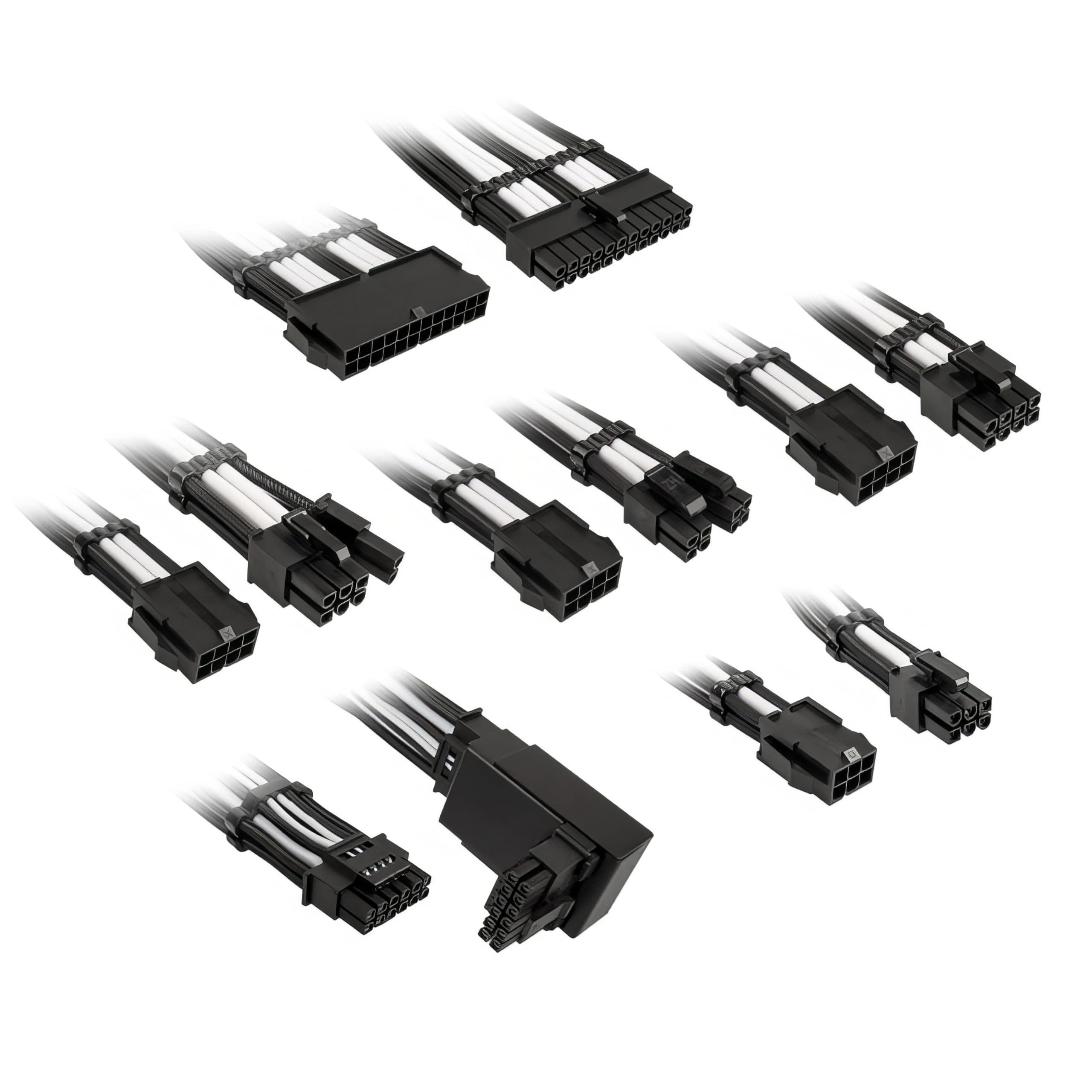 kolink-core-pro-braided-cable-extension-kit-12v-2x6-typ-2-jet-black-brilliant-white