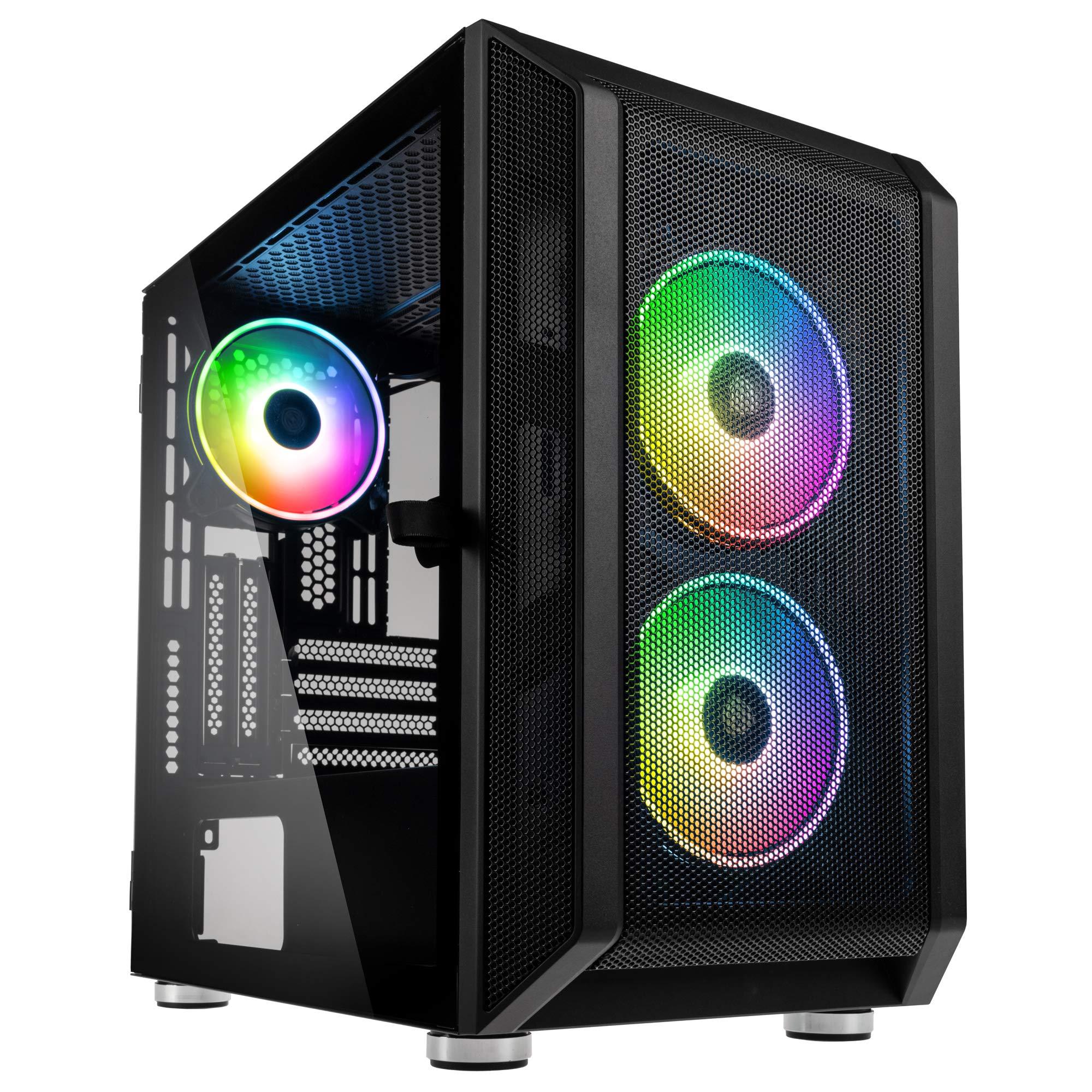 kolink-citadel-mesh-nero-kolink-citadel-mesh-rgb-micro-atx-case-black