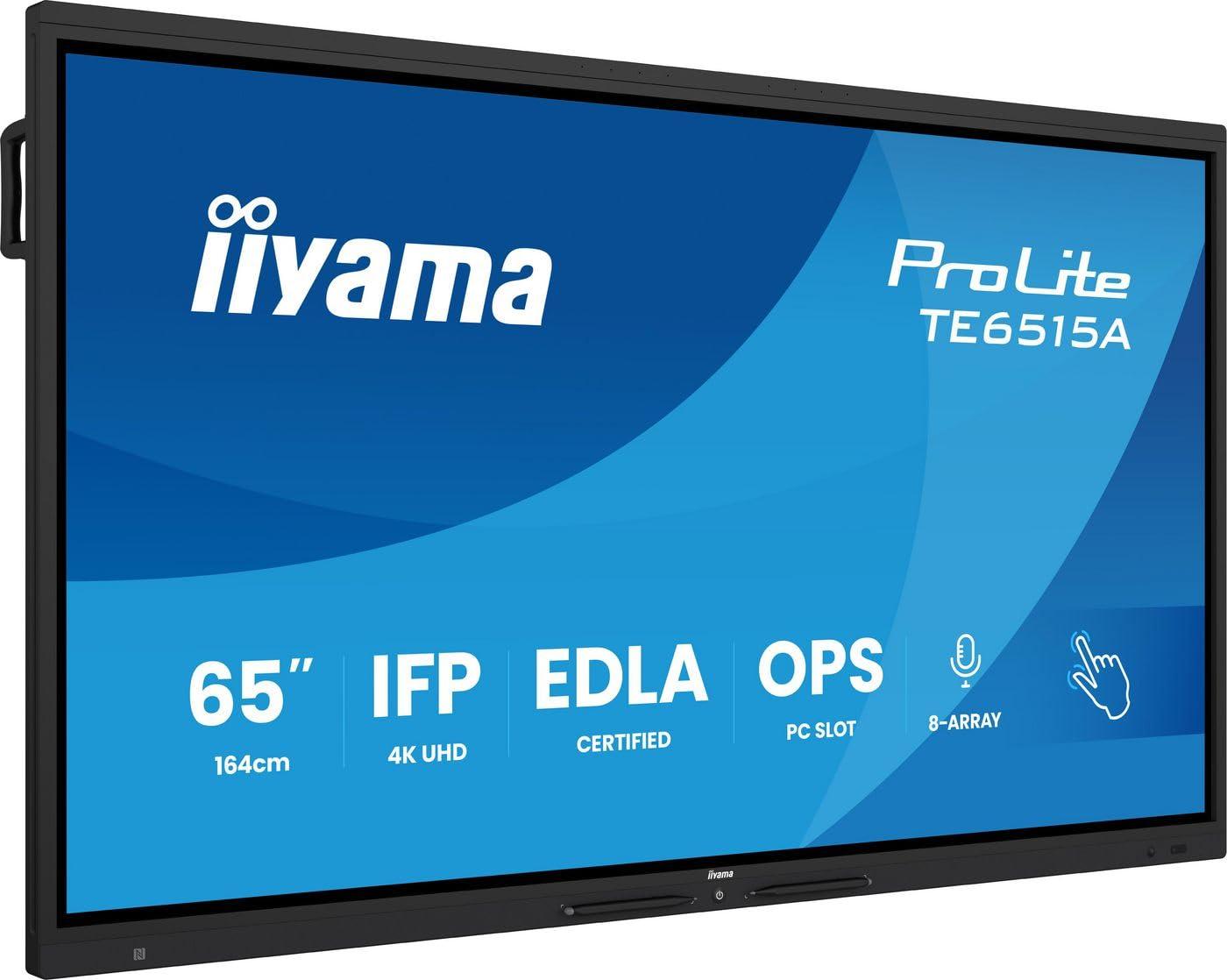 iiyama-te6515a-b2ag-165-1cm-65zoll-stylish-ifp-iiware21e-edla-google-gms-apps-android-14-octa-core-soc-16-128gb-40-points-te6515a-b2ag