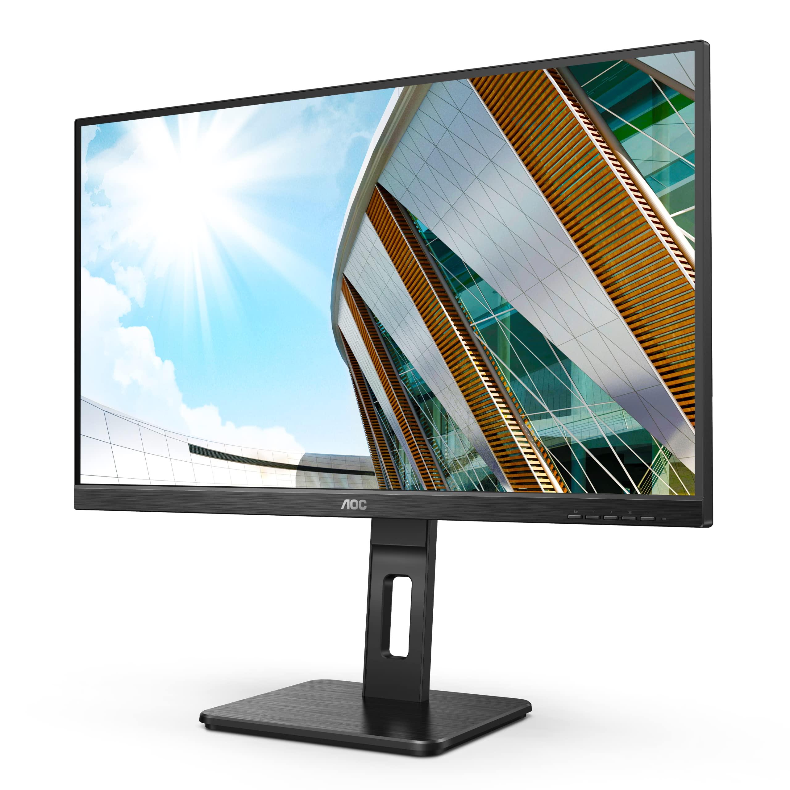 aoc-27p2q-monitor-fhd-da-27-pollici-regolabile-in-altezza-1920-x-1080-75-hz-vga-dvi-hdmi-displayport-hub-usb-colore-nero