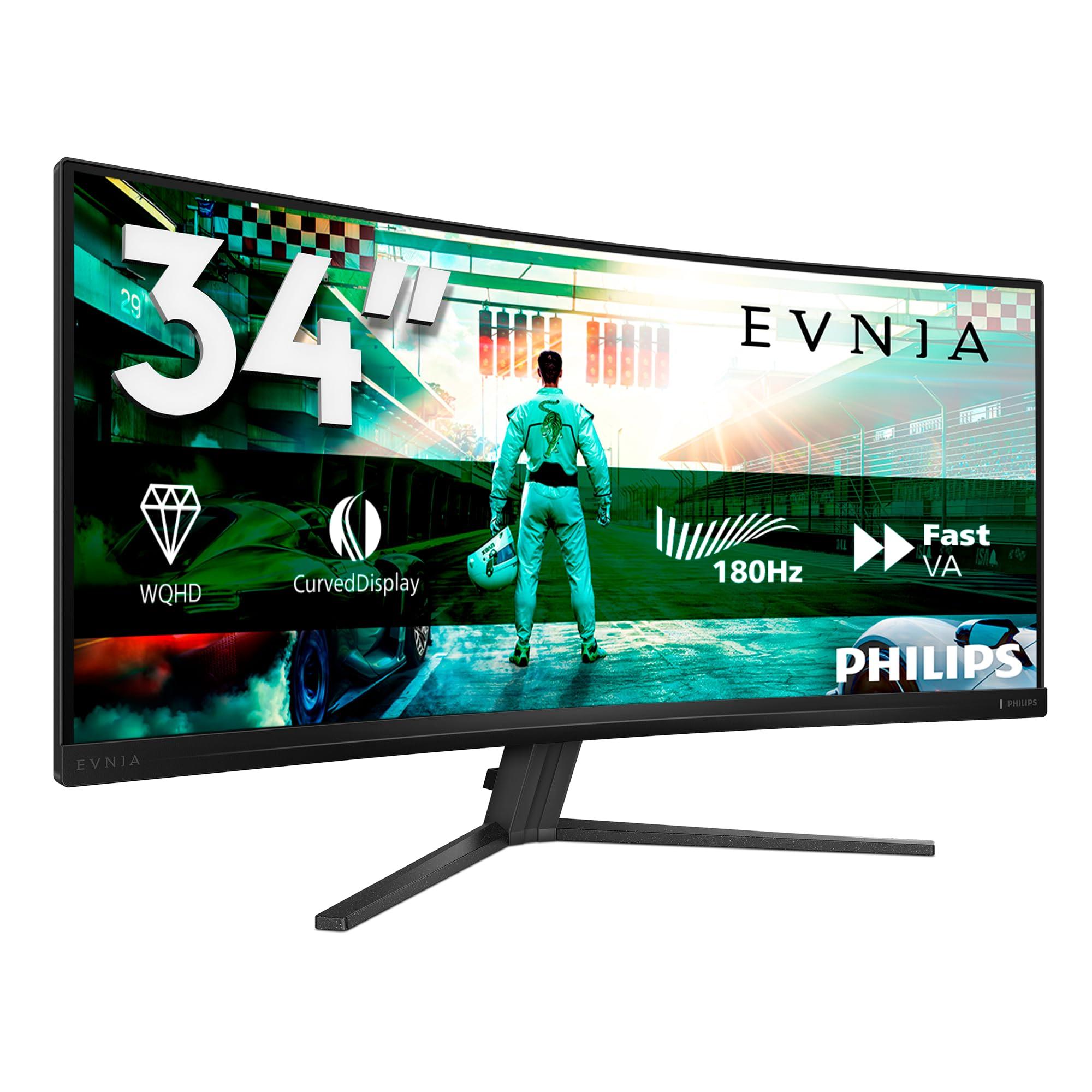 philips-gaming-monitor-34m2c3500l-34-pollici-curvo-3440x1440-uw-qhd-180hz-fast-va-panel-0-5ms-mprt-hdmi2x-2-0-dp-1x-1-4-adaptive-sync-hdr10-freesync-premium-grigio-scuro
