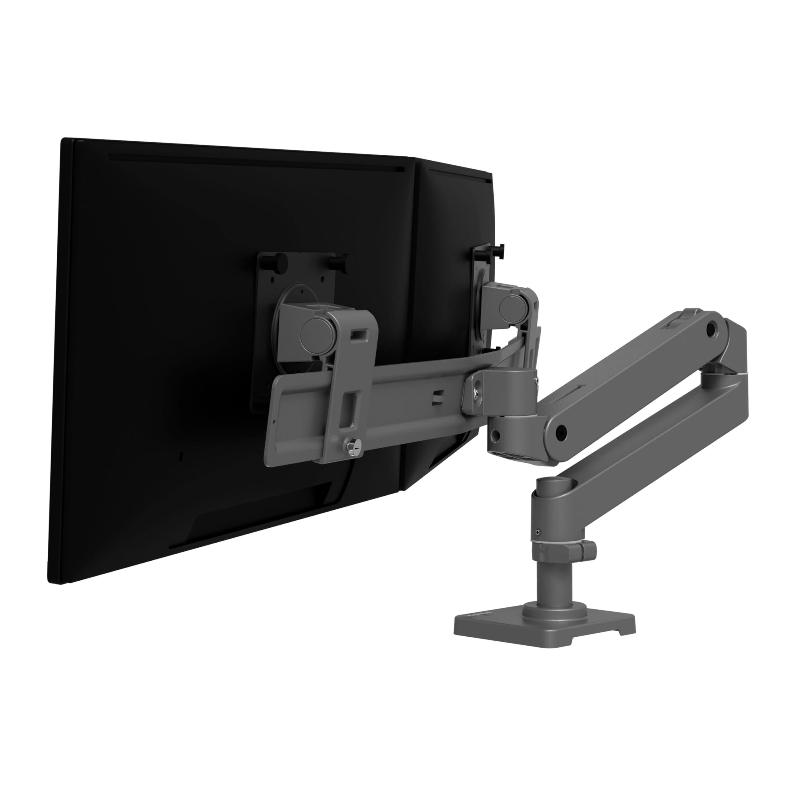 ergotron-lx-pro-premium-dual-direct-monitor-braccio-vesa-desk-mount-per-2-monitor-fino-a-27-pollici-4-1-kg-ciascuno-grigio-scuro