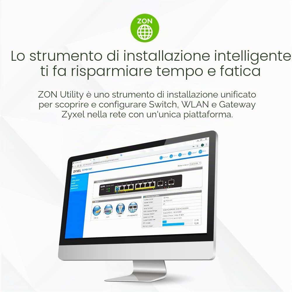 zyxel-8-porte-gigabit-poe-switch-gestione-smart-montaggio-a-parete-da-tavolo-e-senza-ventola-8-porte-poe-con-budget-da-77-w-e-2-porte-sfp-vlan-igmp-qos-garanzia-a-vita-gs1900-10hp