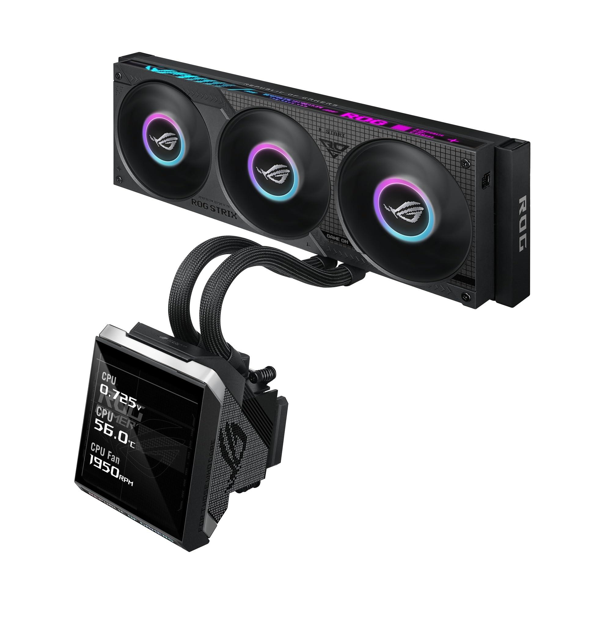 asus-rog-strix-slc-iv-360-argb-lcd-dissipatore-di-calore-a-liquido-q-connector-per-facile-installazione-potente-pompa-e-tubi-corti-schermo-lcd-ips-da-5-8-tre-ventole-rog-argb-aura-edge-nero