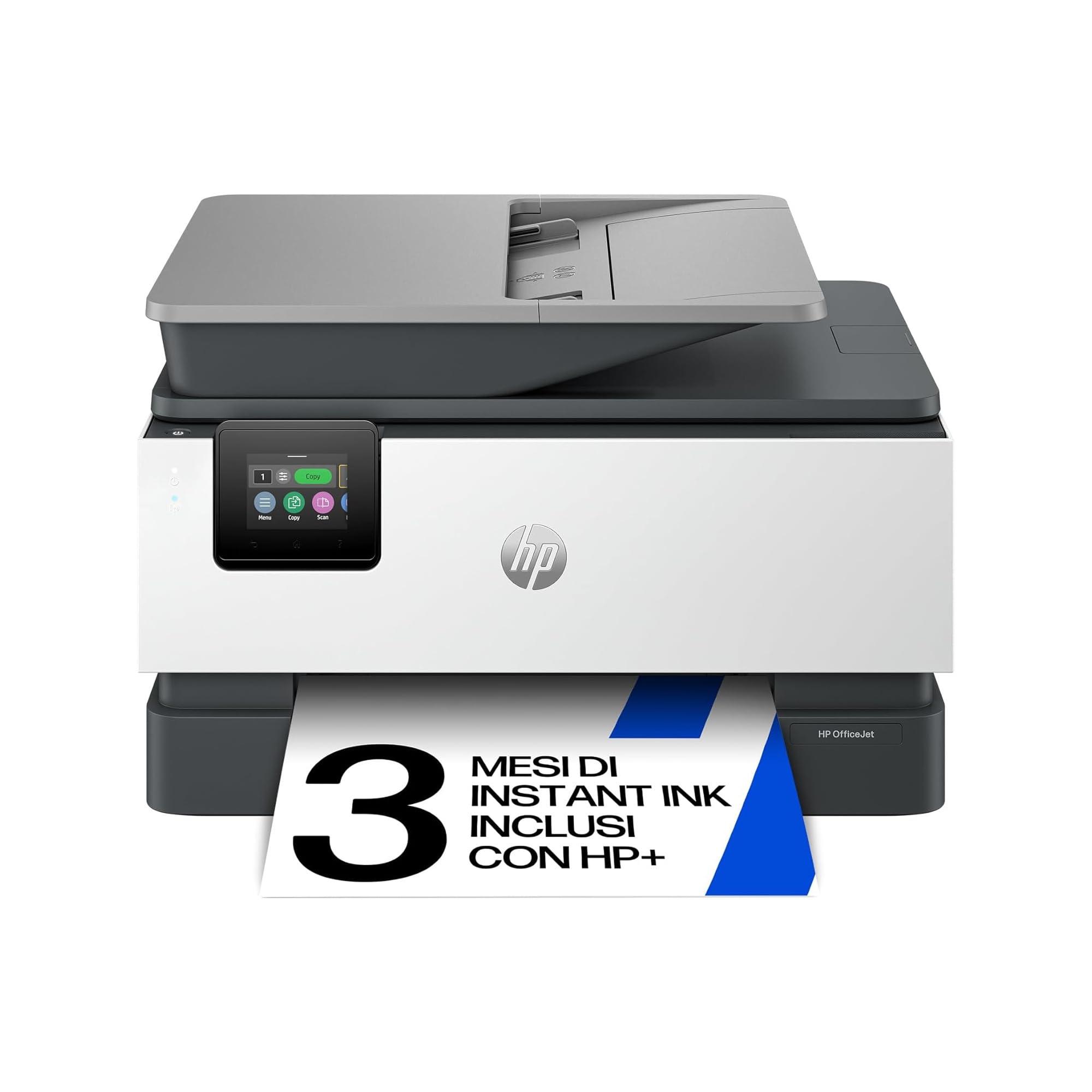 hp-officejet-pro-9120e-403x8b-stampante-multifunzione-a-getto-d-inchiostro-a4-a-colori-fronte-e-retro-automatico-22-ppm-wi-fi-smart-3-mesi-di-inchiostro-instant-ink-inclusi-grigia