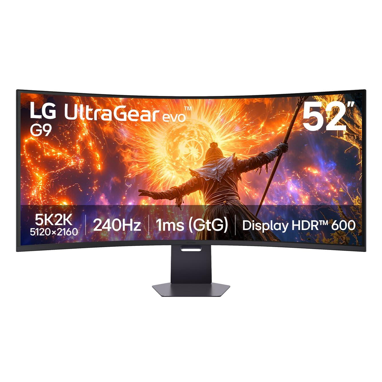 lg-ultragear-evo-52g930b-b-g9-series-led-monitor-gaming-curved-52-51-6-viewable-5120-x-2160-5k2k-ultrawide-240-hz-va-400-cd-mi-4000-1-displayhdr-600-1-ms-2xhdmi-displayp