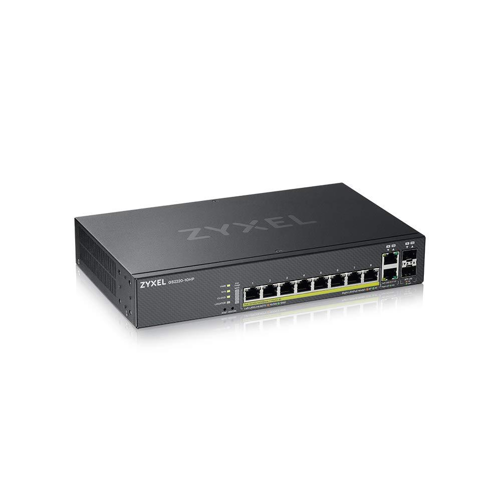 zyxel-switch-poe-gestito-layer-2-gigabit-ethernet-a-8-porte-budget-da-180-watt-2-porte-combo-gigabit-modalita-cloud-ibrido-gs2220-10hp