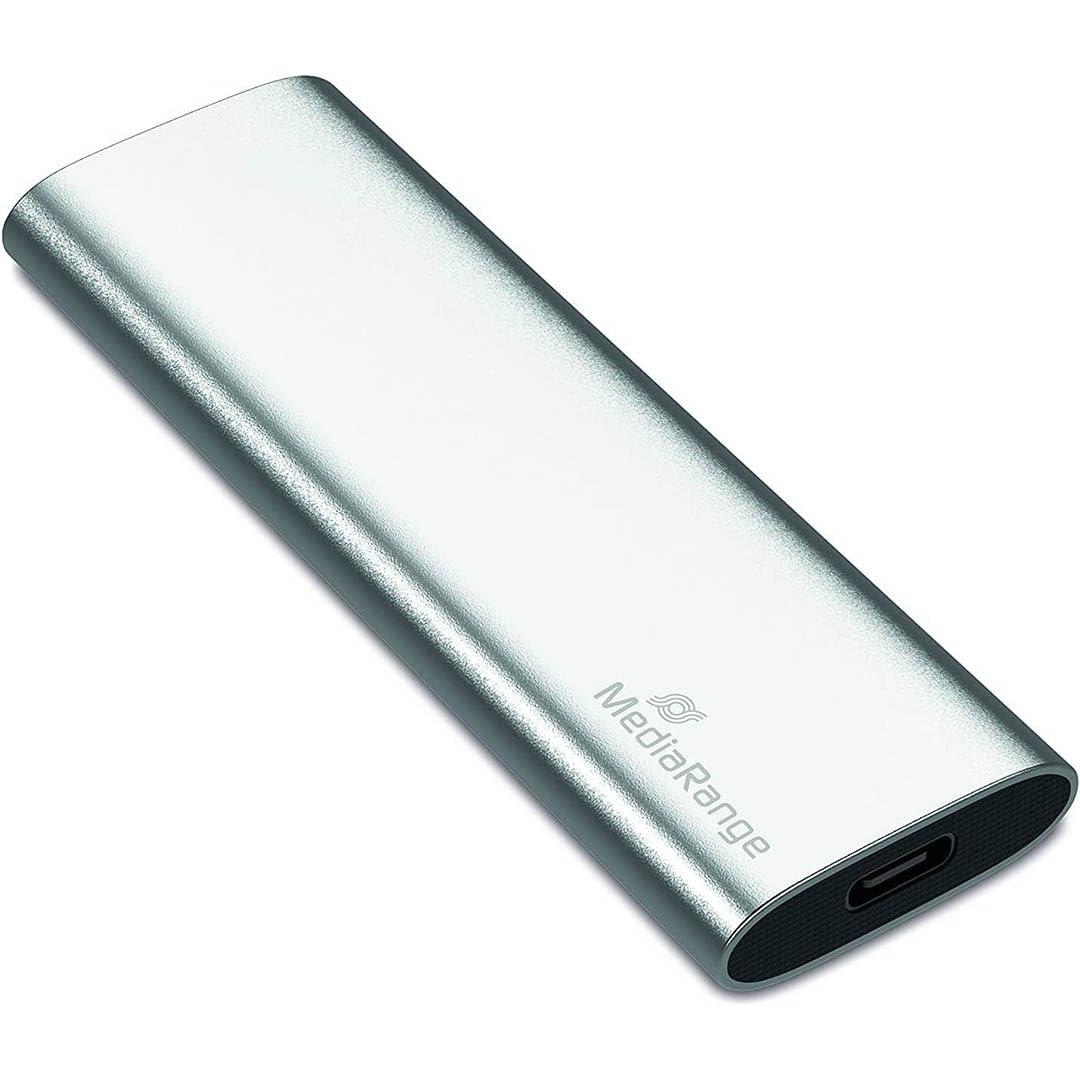 mediarange-813059-disco-rigido-esterno-usb-type-c-argento-960-gb