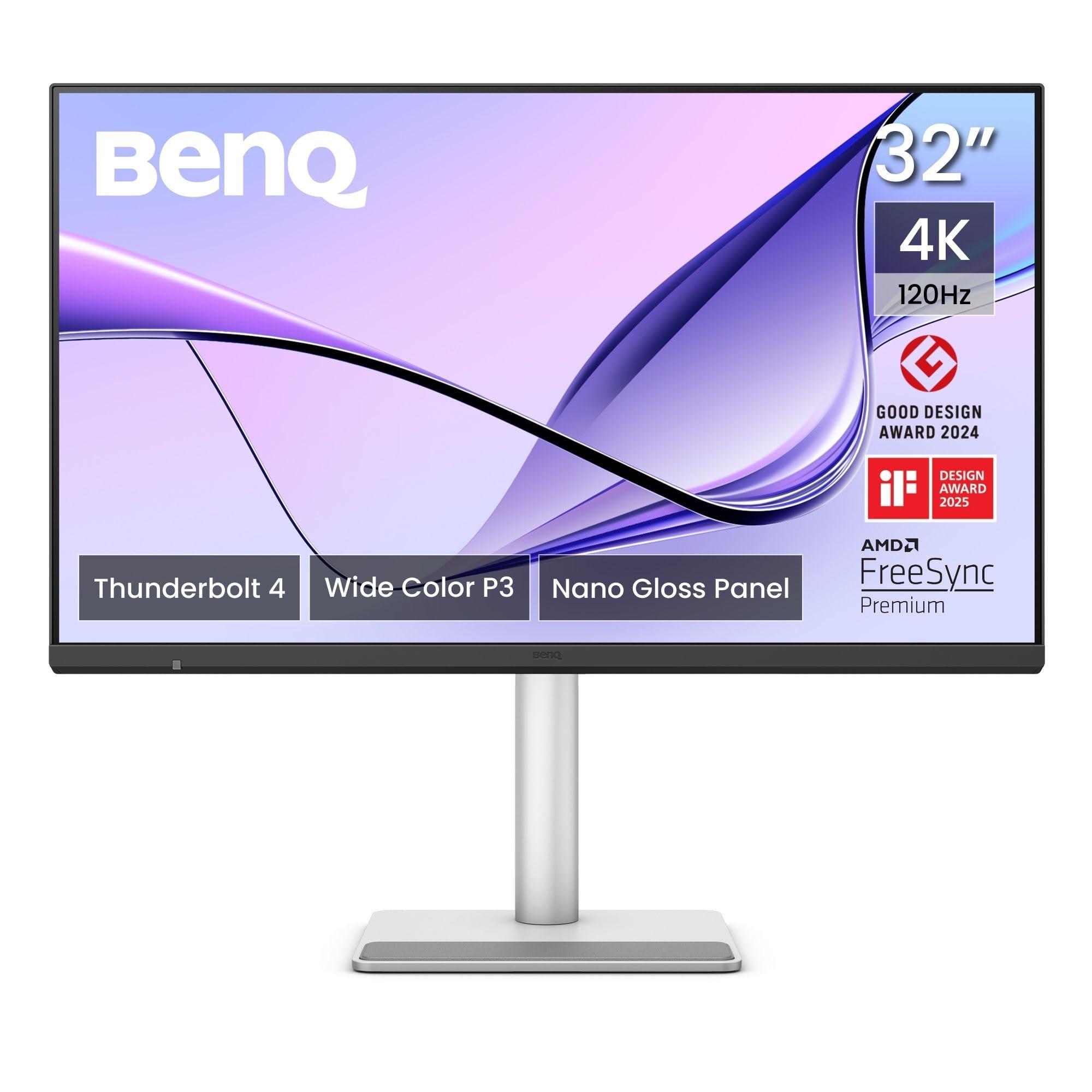 benq-ma320ug-monitor-32-4k-120hz-nano-gloss-per-mac-thunderbolt-4-96w-15w-mac-colour-daisy-chain-kvm-controllo-luminosita-e-volume-su-mac-regolazione-altezza-e-inclinazione-gamut-colori-p3