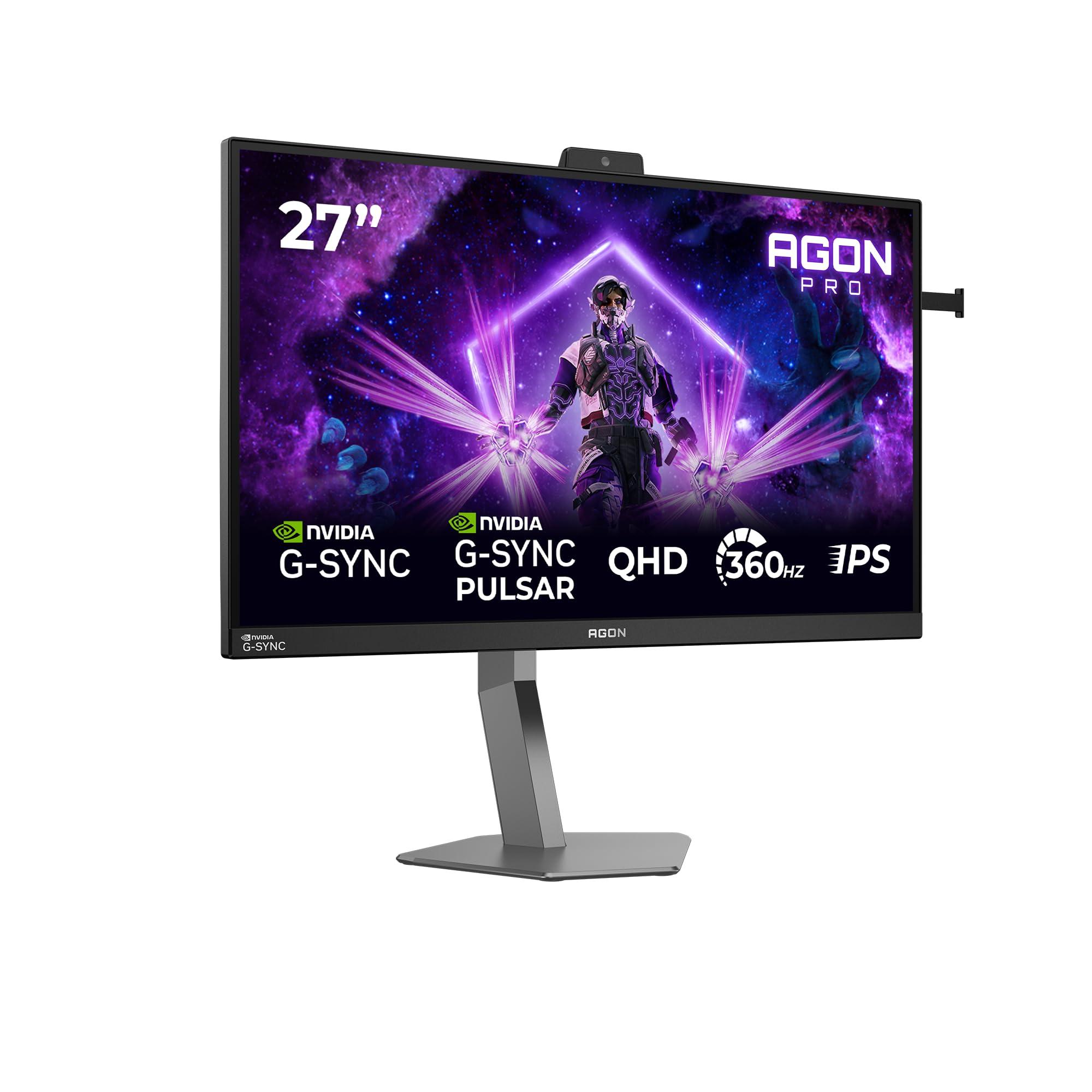aoc-gaming-monitor-ag276qsg2-27-pollici-2560x1440-wqhd-360hz-fast-ips-panel-1ms-gtg-usb-hub-speakers-height-adjustment-hdmi3x-2-1-tmds-dp-1x-1-4-hdr10-g-sync-compatible-nero