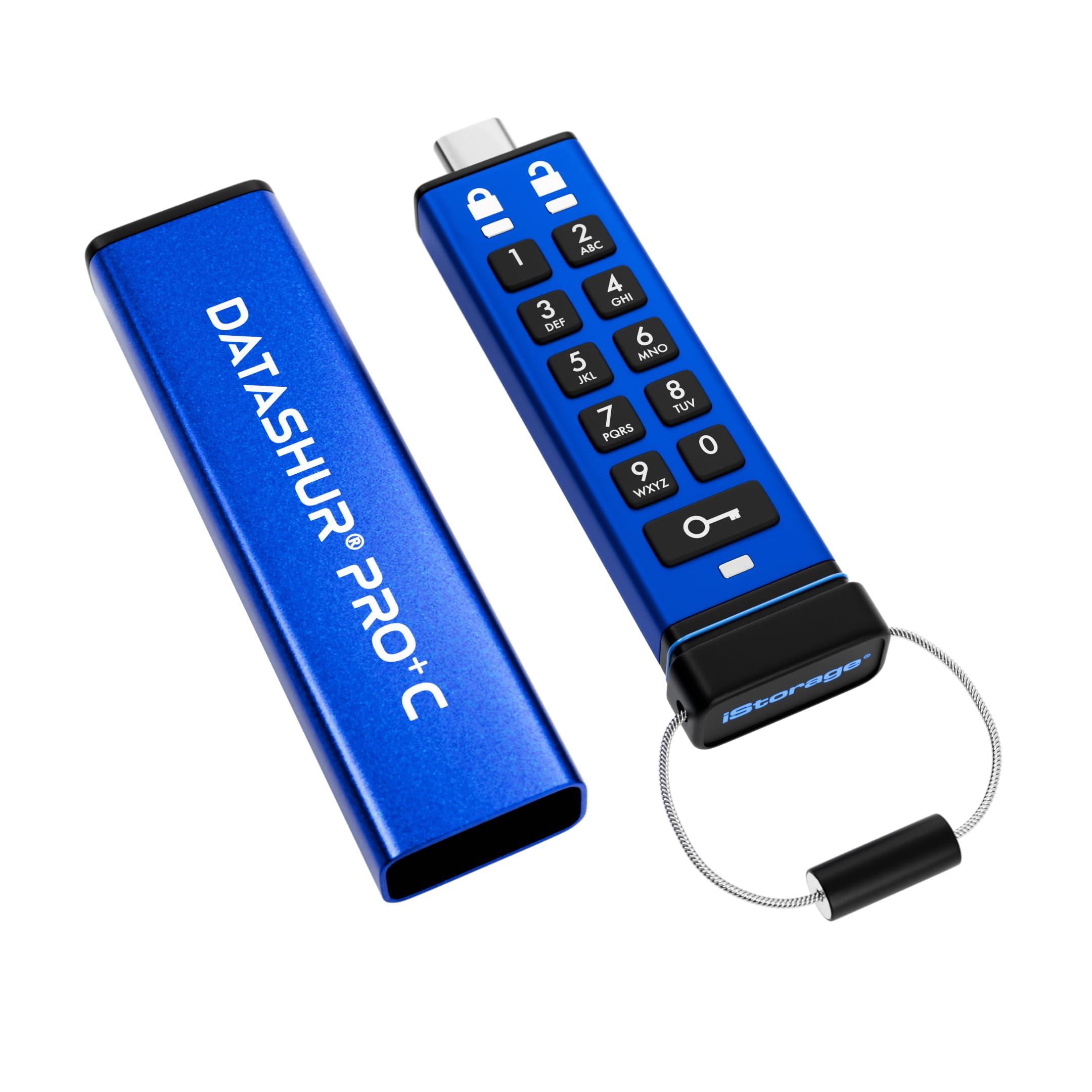 istorage-datashur-pro-c-32-gb-unita-usb-type-c-sicura-fips-140-3-livello-3-certificato-protezione-pin-adattatore-type-c-a-incluso
