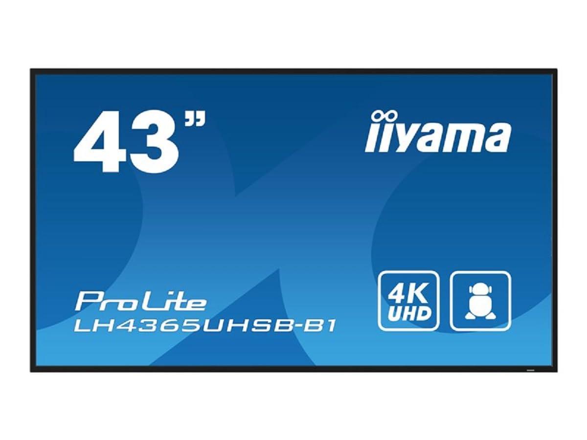 display-professionale-iiyama-prolite-lh4365uhs-b1-4k-ultra-hd-43-con-android-e-connettivita-smart