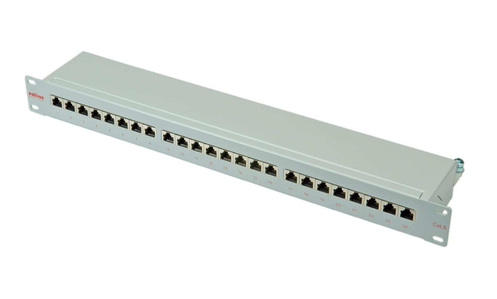 roline-kat-6-class-e-48-30cm-19-patchpanel-24p-geschirmt-lichtgrau-26-11-0351