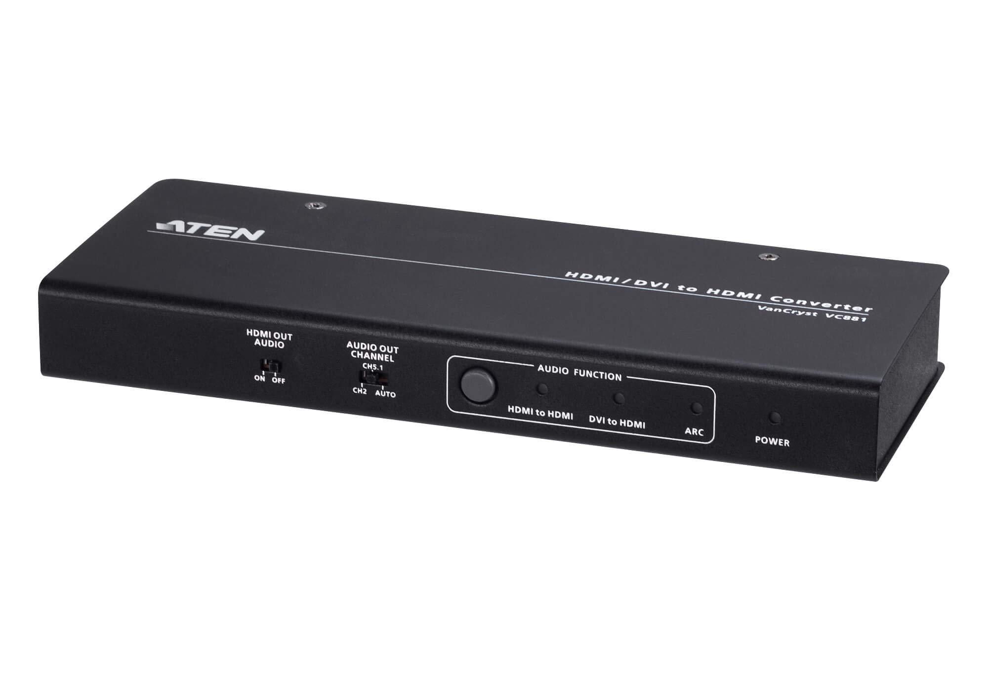 aten-4k-hdmi-dvi-zu-hdmi-konverter-mit-audio-de-embedder-3840-x-2160-pixel-av-repeater-3-m-verkabelt-3d-hdcp-vc881-at-g