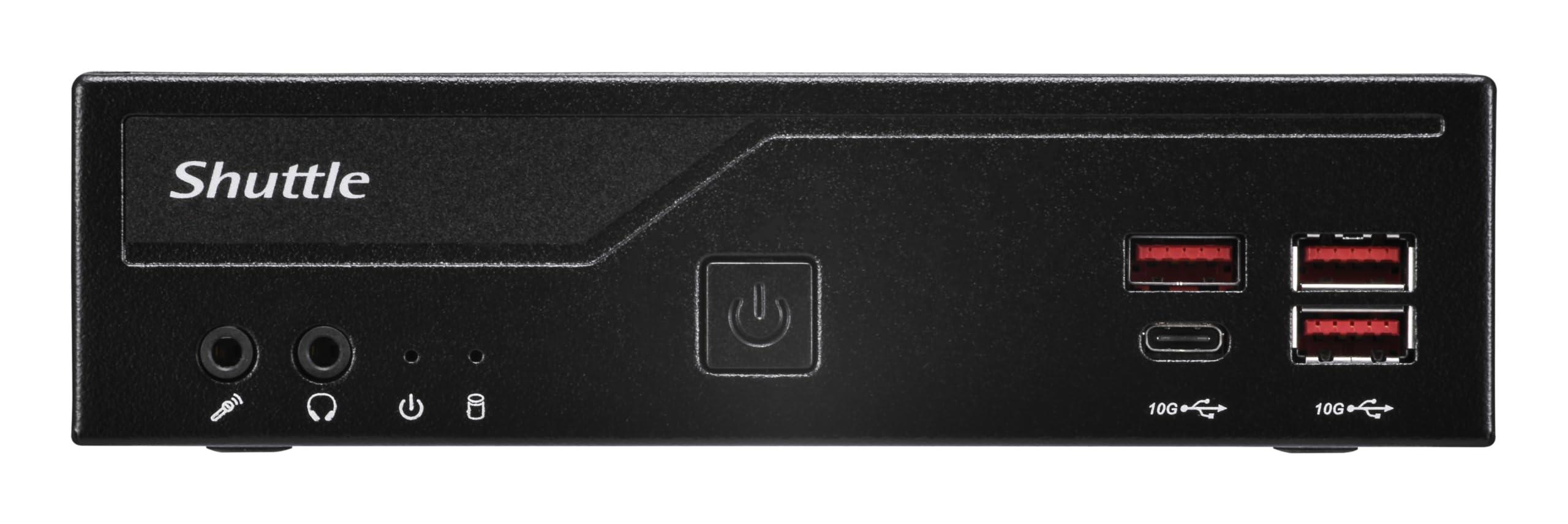 shuttle-db860-barebone-per-pc-stazione-di-lavoro-1-35l-sized-pc-nero-intel-b860-lga-1851-socket-v1-db860-s1851-b860-black-180w-gln-hdmi-display
