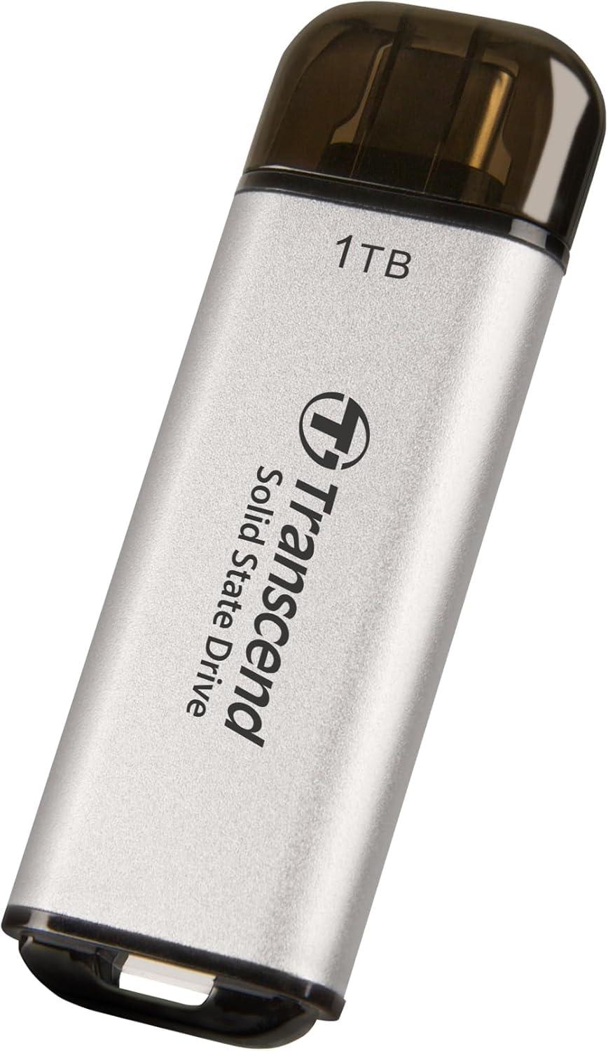 transcend-ssd-portatile-esd300s-da-1-tb-usb-type-c-10-gbps-compatibile-con-ps4-ps5-colore-argento-ts1tesd300s