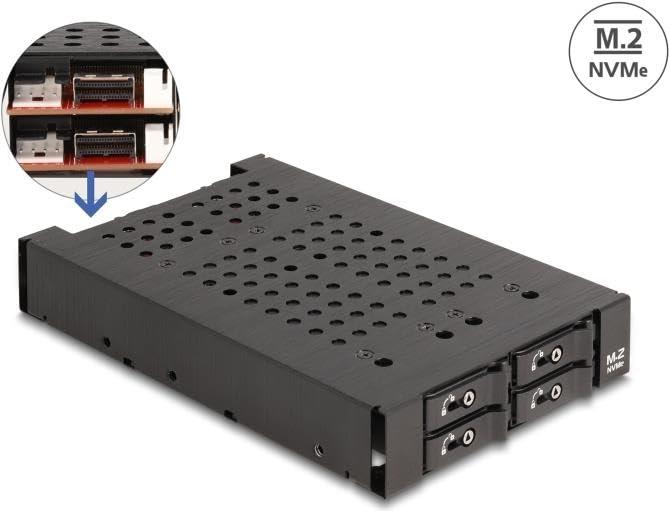 delock-3-5-wechselrahmen-f-r-4x-m-2-nvme-ssd-mit-slim-sas-sff-8654-anschluss-47072