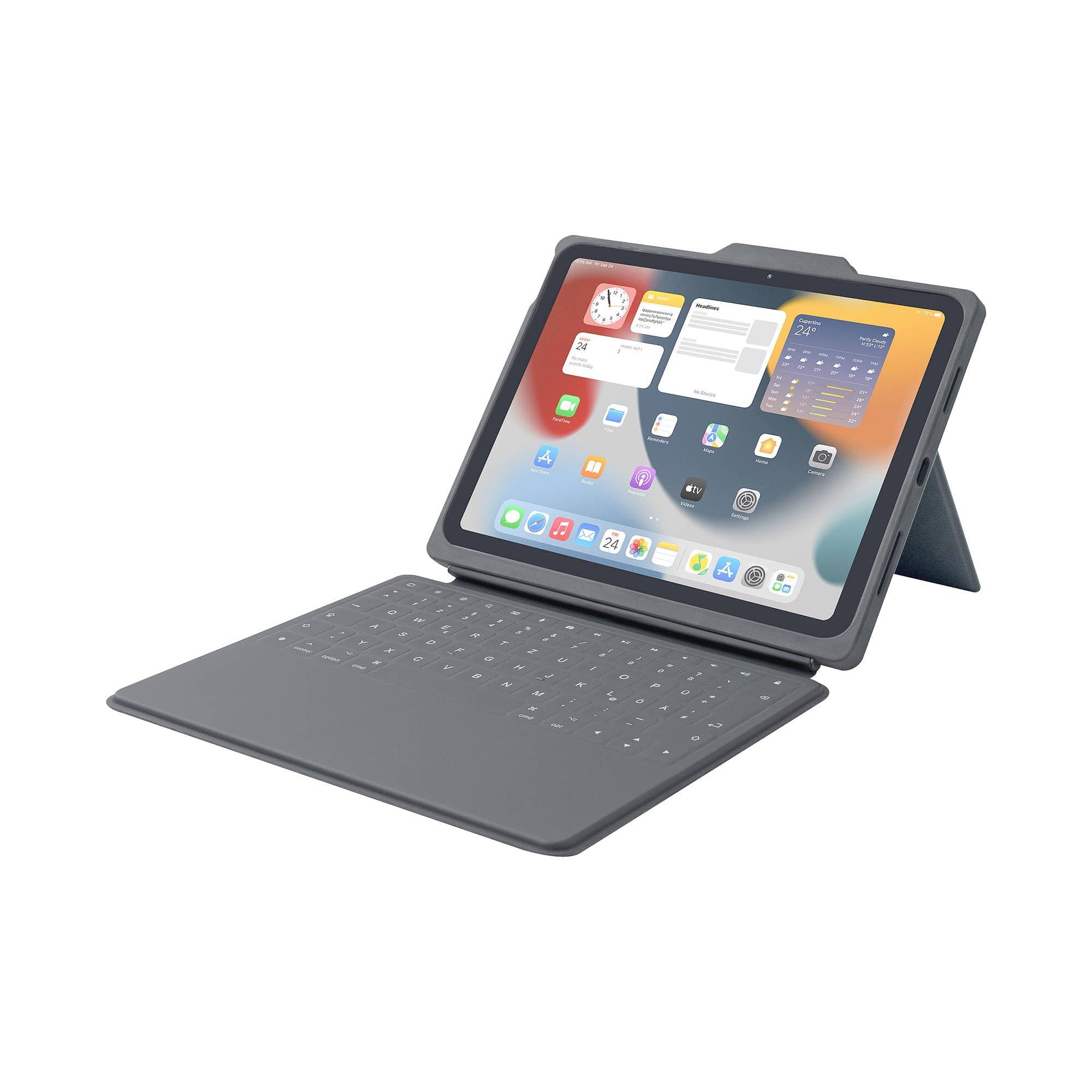 b2bworkplace-smart-connector-custodia-per-tastiera-compatibile-con-apple-ipad-11-2025-e-ipad-10-9-2022-resistente-agli-spruzzi-supporto-portapenne-ipad-os-hot-keys