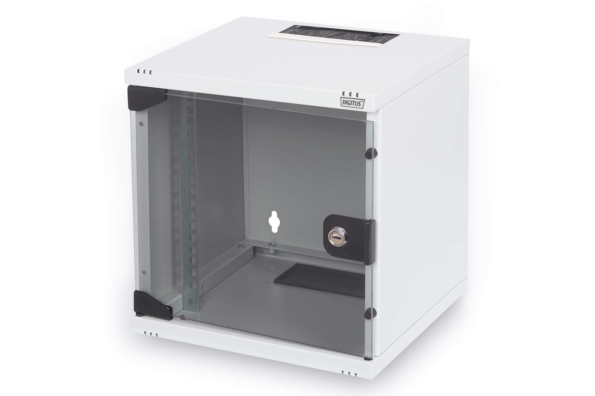 digitus-set-da-10-pollici-armadio-di-rete-6u-grigio-scaffale-striscia-di-alimentazione-pannello-patch-a-8-porte-switch-gigabit-a-8-porte