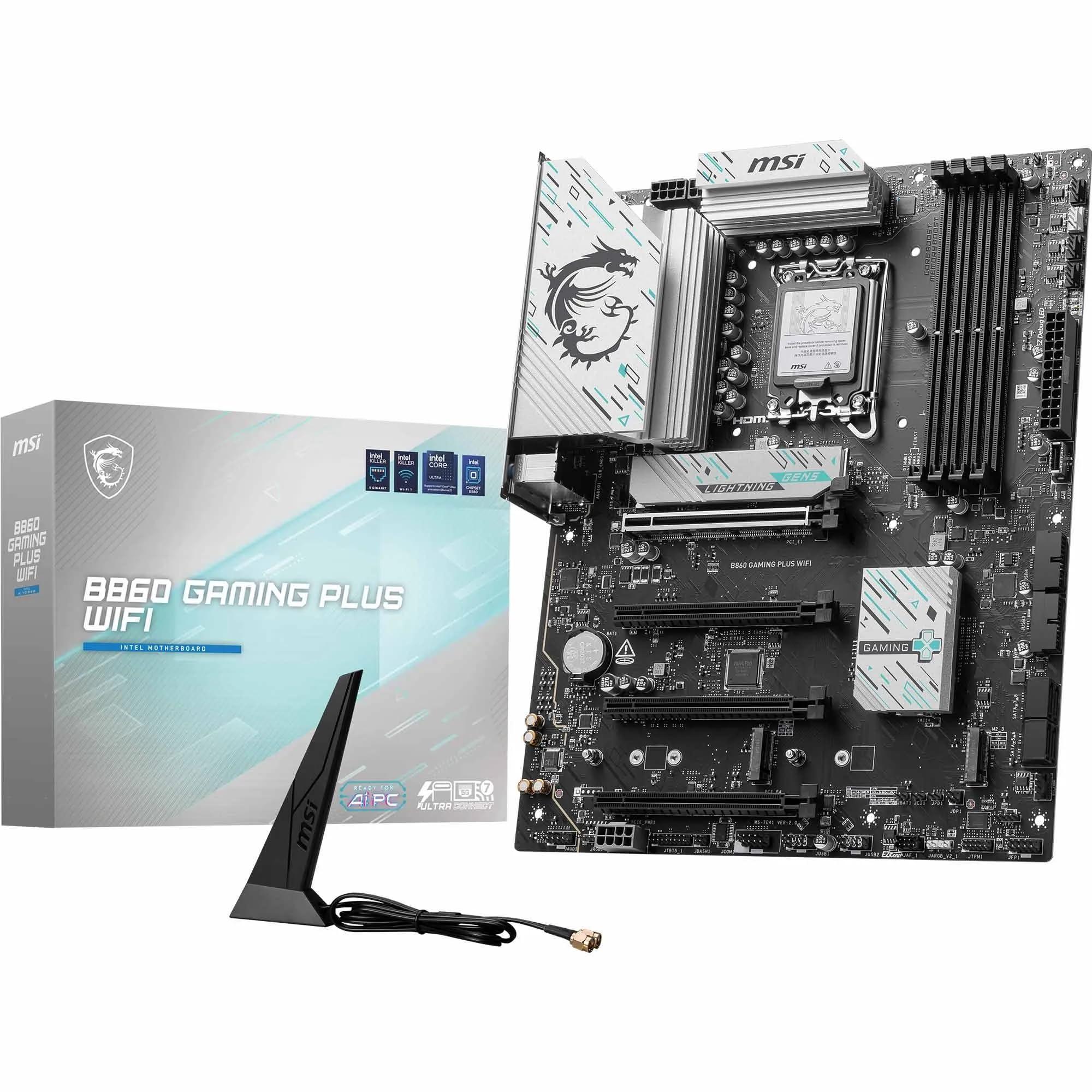 msi-scheda-madre-b860-gaming-plus-wifi-atx-supporta-processori-intel-core-ultra-serie-2-lga-1851-ddr5-memory-boost-8600-mt-s-oc-pcie-5-0-x16-x16-m-2-gen5-intel-killer-5g-lan-wi-fi-7