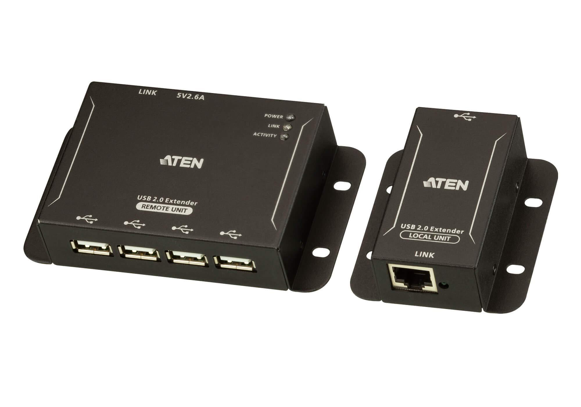 aten-extender-usb-2-0-cat-5-a-4-porte-fino-a-50-m-aten-uce3250-local-and-remote-units