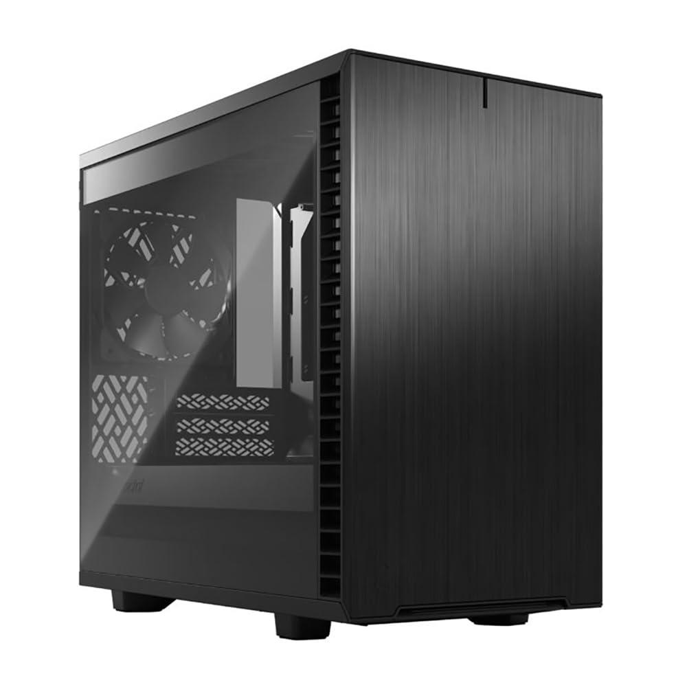 fractal-design-define-7-nano-black-brushed-aluminum-steel-mini-itx-silent-light-tinted-tempered-glass-window-nano-tower-computer-case