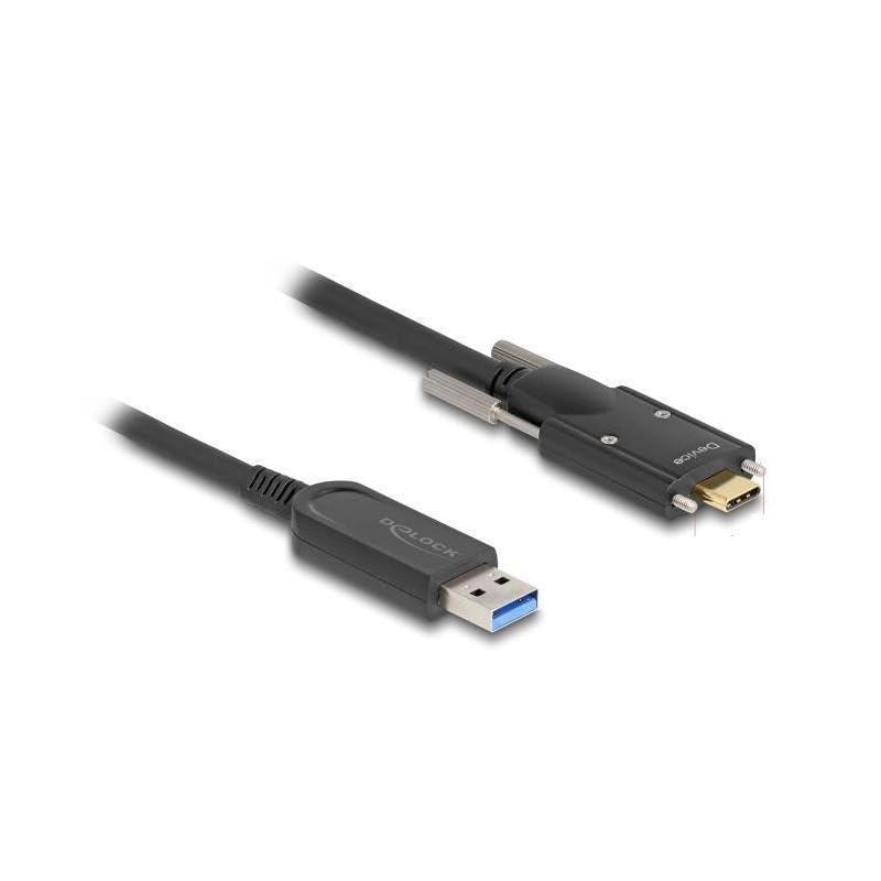 delock-aktives-optisches-kabel-usb-10-gbps-typ-a-stecker-zu-usb-type-c-stecker-mit-schrauben-seitlich-7-5-m-83201