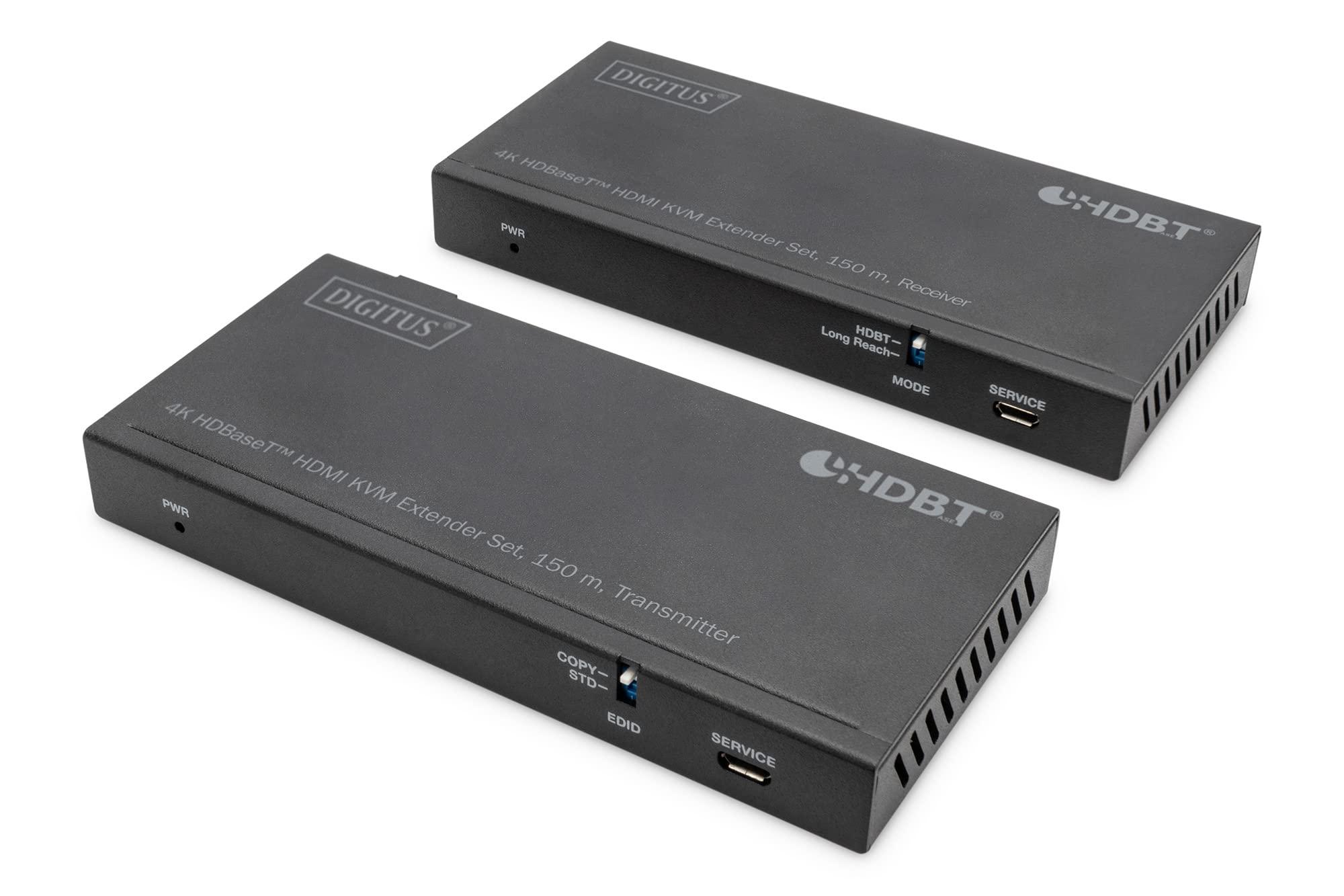 digitus-4k-hdbaset-hdmi-kvm-extender-set-150-m-sender-und-empf-nger-kabelgebunden-150-m-cat6a-cat-7-rohkabel-cat8-60-hz-schwarz-ds