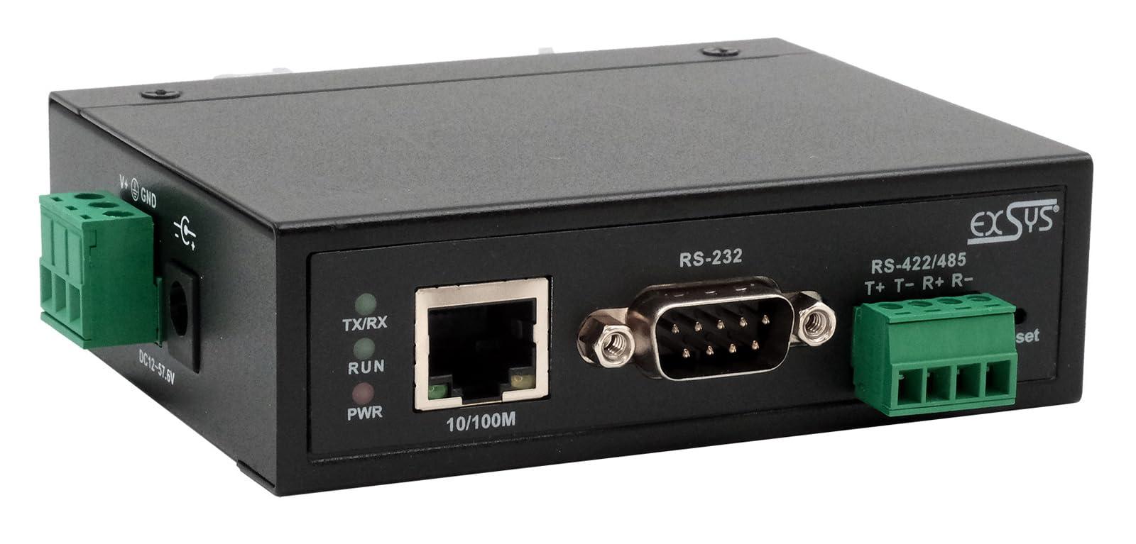 exsys-gmbh-serial-device-server-1x-rs232-422-485-mit-netzadapter-ex-61001
