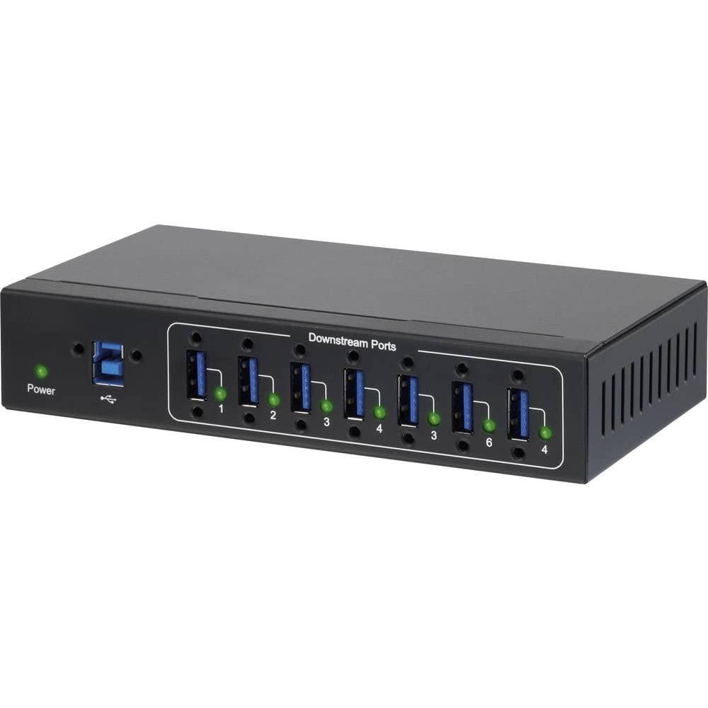 renkforce-7-port-usb-3-0-hub-f-r-industrielle-anwendungen-zur-wandmontage-schwarz