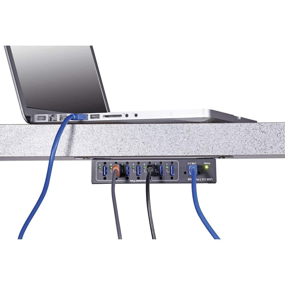 renkforce-7-port-usb-3-0-hub-f-r-industrielle-anwendungen-zur-wandmontage-schwarz