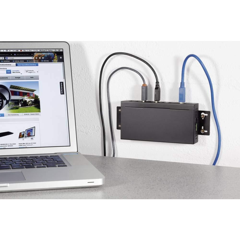 renkforce-7-port-usb-3-0-hub-f-r-industrielle-anwendungen-zur-wandmontage-schwarz