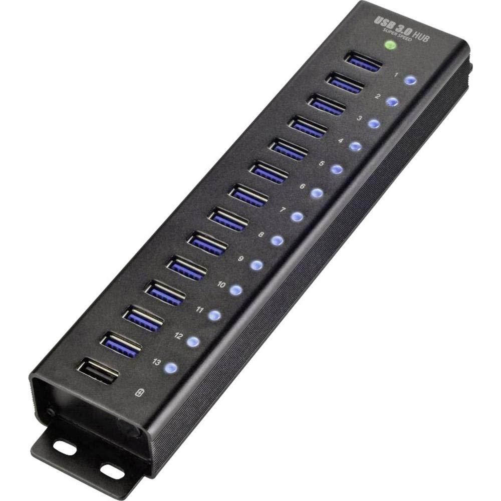 renkforce-13-1-port-usb-3-0-hub-mit-aluminiumgeh-use-zur-wandmontage-mit-schnellladeport-renkforce-1299048