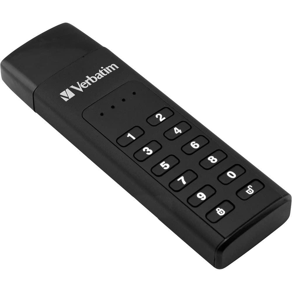 verbatim-chiavetta-usb-keypad-secure-i-usb-tipo-c-i-32gb-i-memoria-usb-con-codice-di-protezione-e-crittografia-i-prolunga-usb-c-inclusa-i-usb-tipo-c-per-laptop-notebook-ecc-i-nera