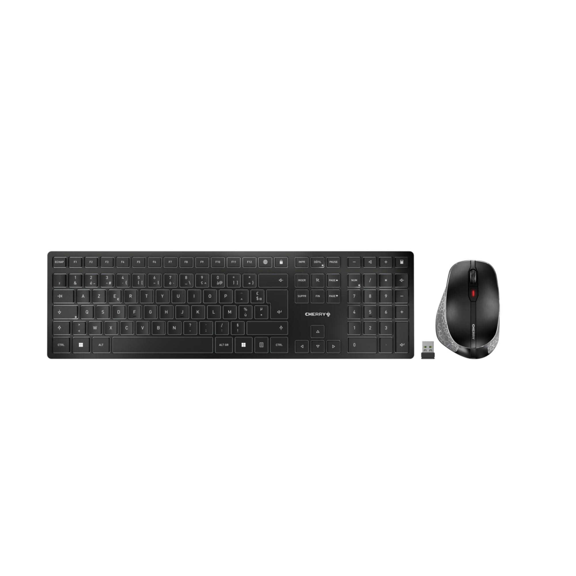 cherry-dw-9500-slim-set-di-tastiera-e-mouse-senza-fili-layout-per-la-francia-azerty-bluetooth-o-radio-2-4-ghz-mouse-ergonomico-per-destrimani-nero-grigio