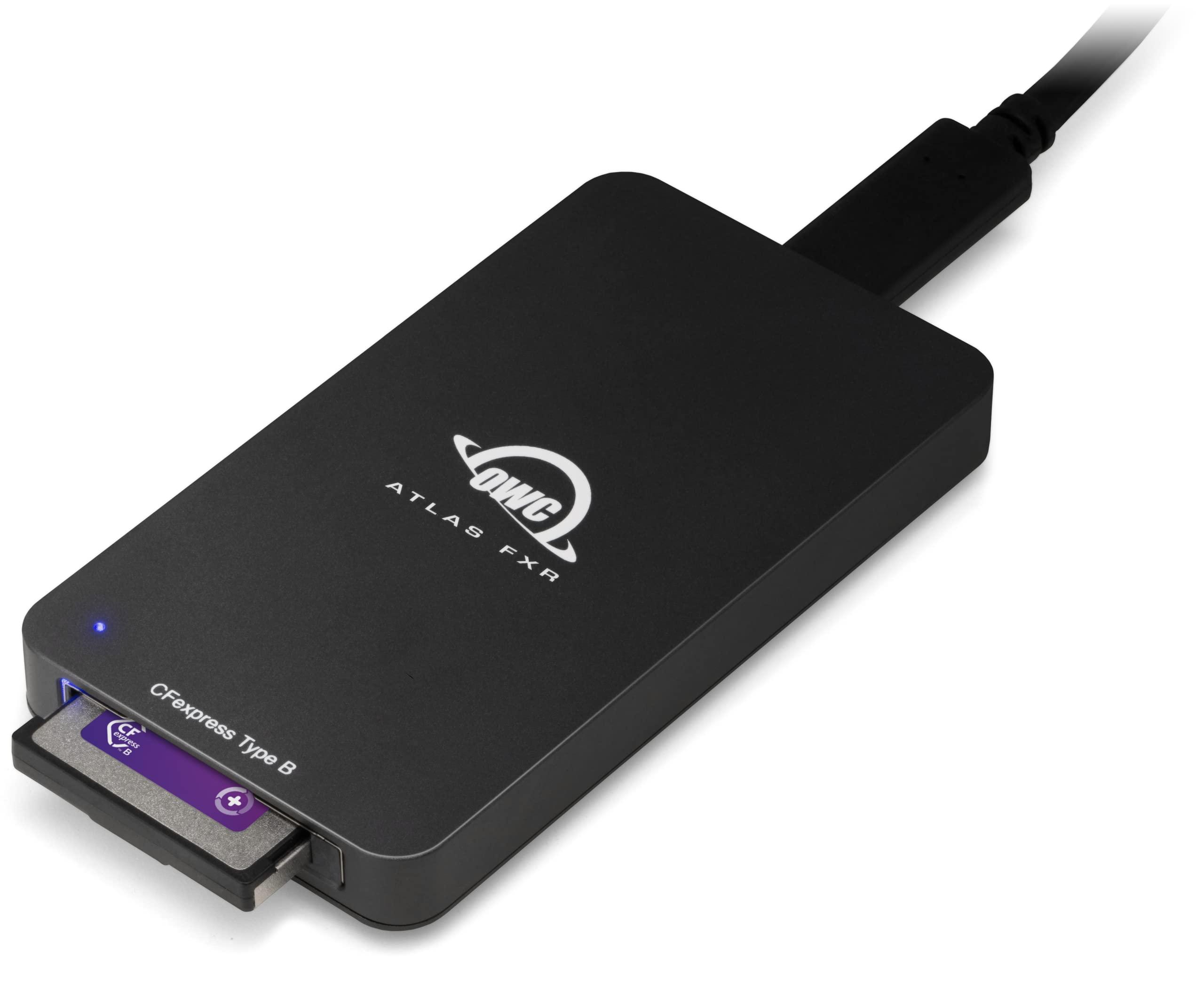 owc-atlas-fxr-lettore-di-schede-cfexpress-thunderbolt-usb-c-usb-3-2-10-gb-s-cfexpress-di-tipo-b-ultracompatto-e-universalmente-compatibile-per-dit-fotografi-videografi-e-creatori