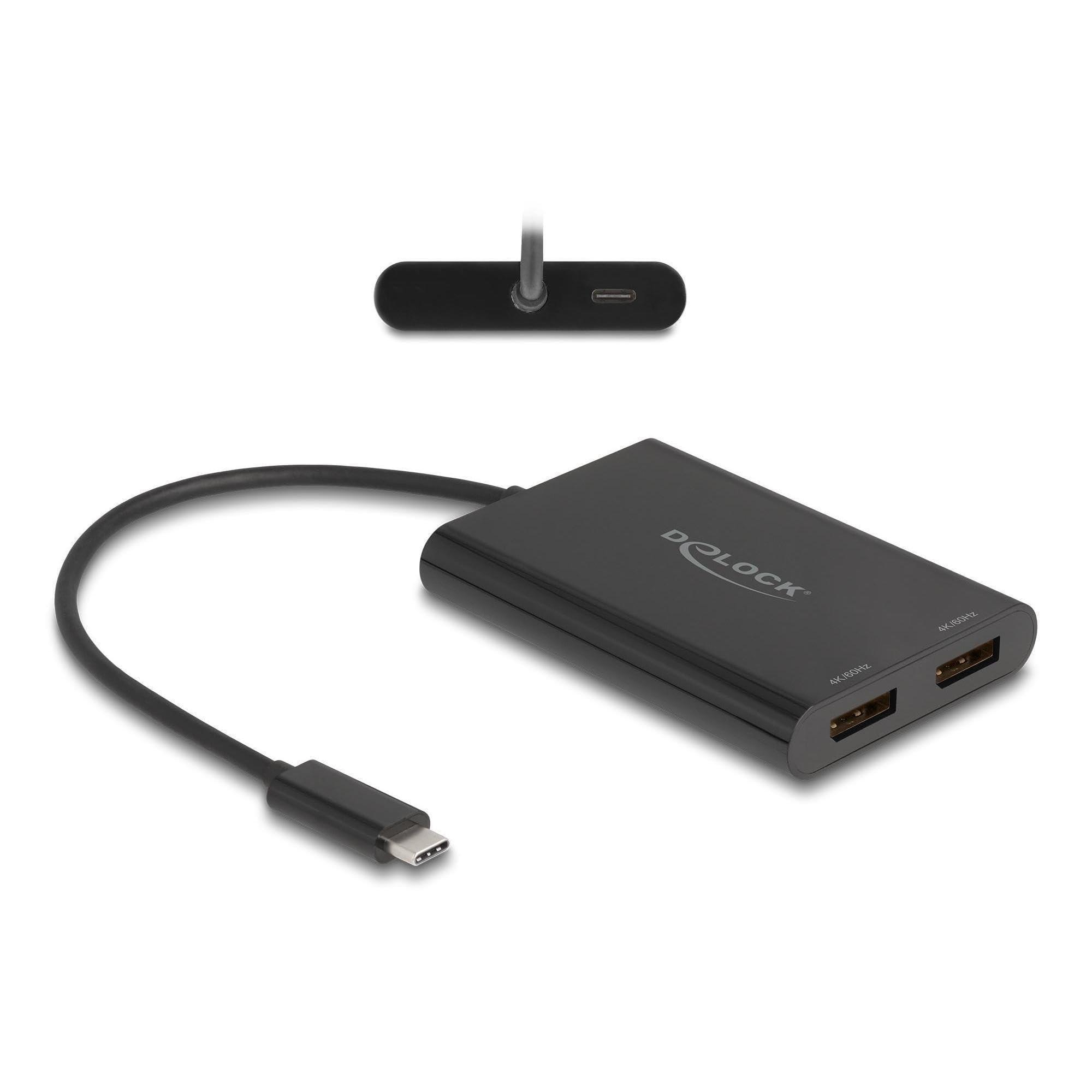 delock-adapter-usb-type-c-zu-2-x-displayport-4k-60-hz-mit-displaylink-grafik-und-64308