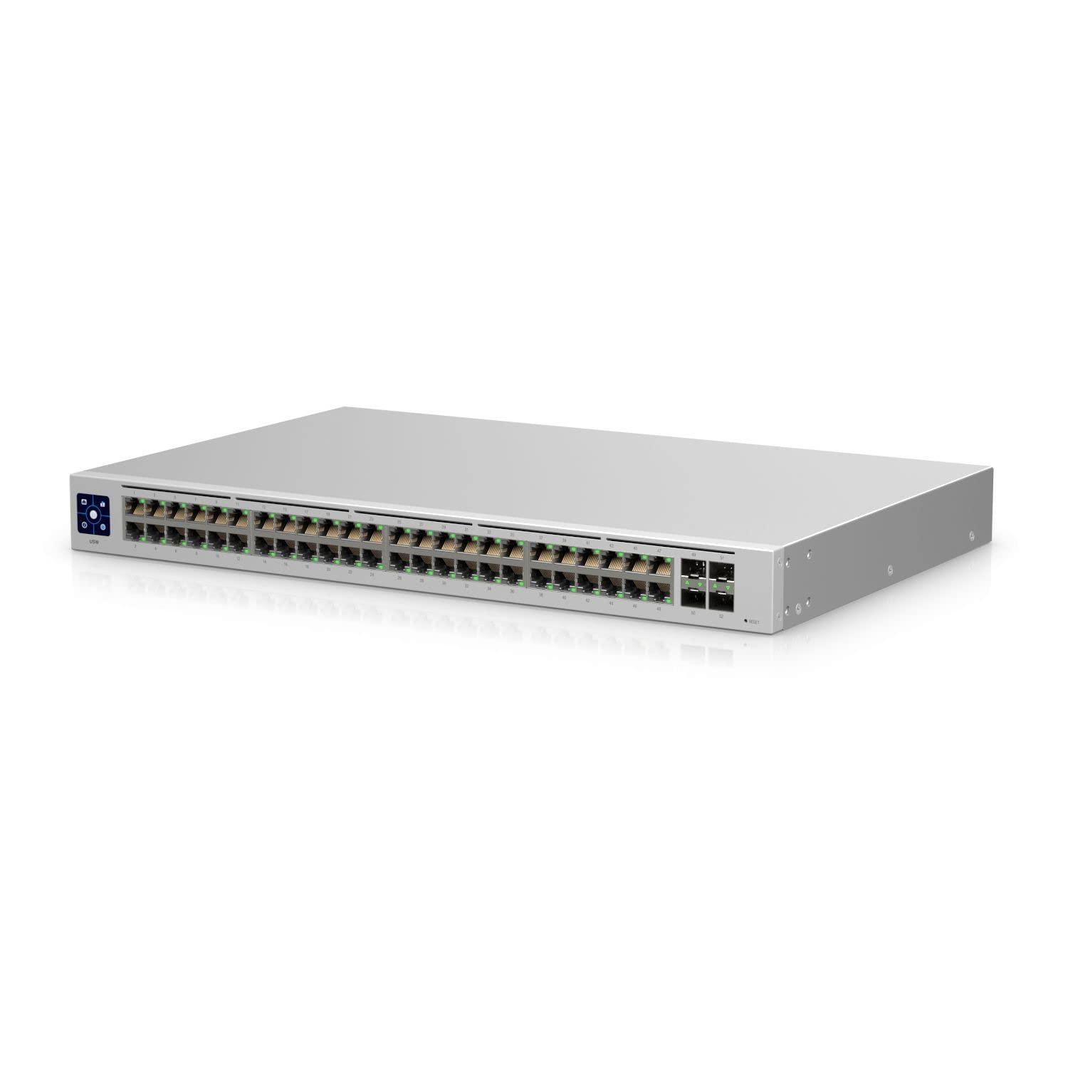 ubiquiti-unifi-switch-usw-48-switch-managed-48-x-10-100-1000-4-x-gigabit-sfp-desktop-an-rack-montierbar-usw-48