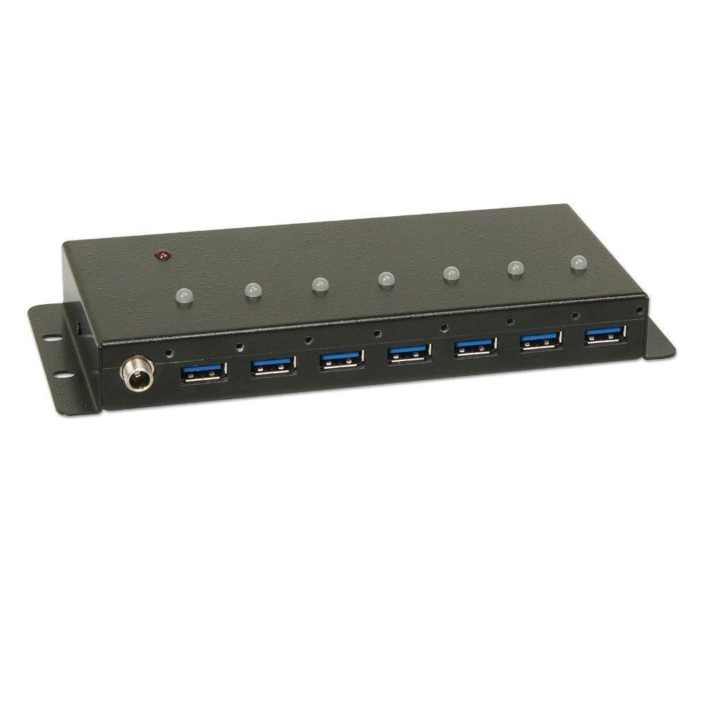 lindy-43128-hub-industriale-usb-3-0-7-porte-nero